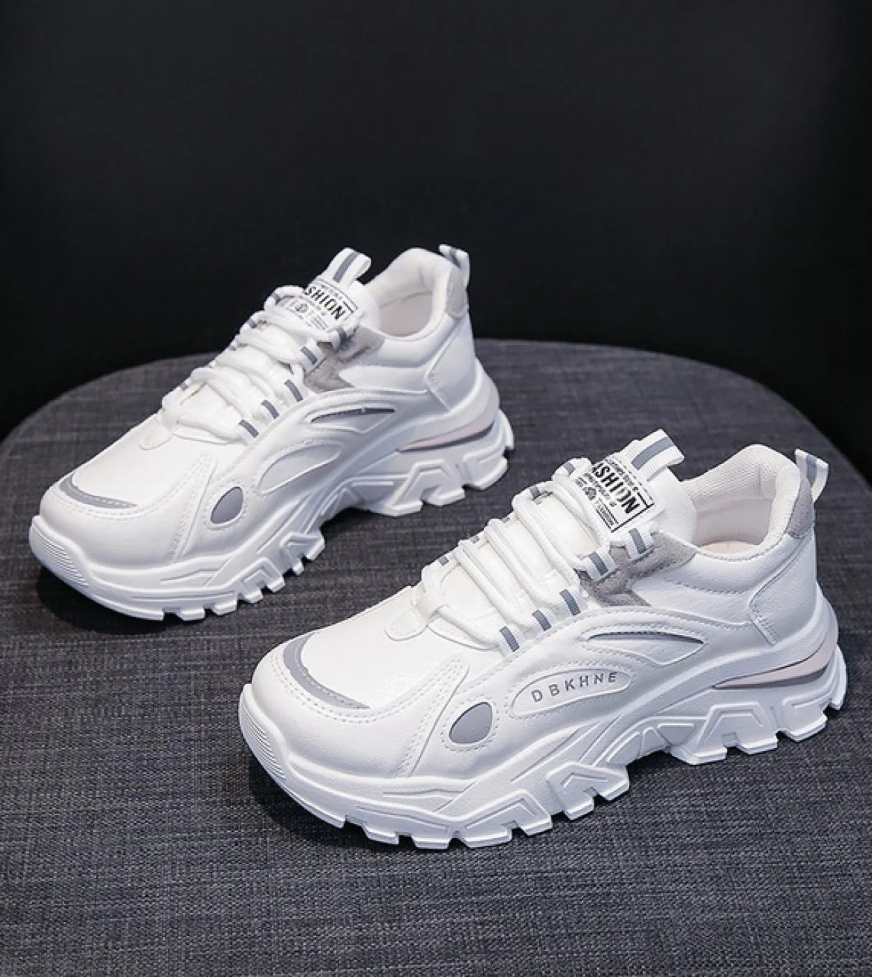 2022 nuove scarpe da ginnastica da donna autunno moda scarpe da papà con lacci per piattaforma da donna scarpe sportive casual C