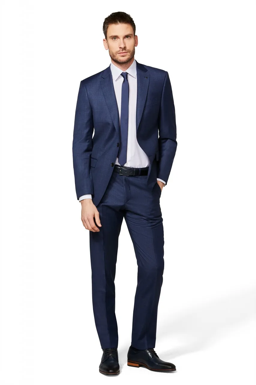 Abito in lana reda digel drop quattro corto modern fit