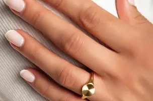 Anello elegante, ART2104, colore oro