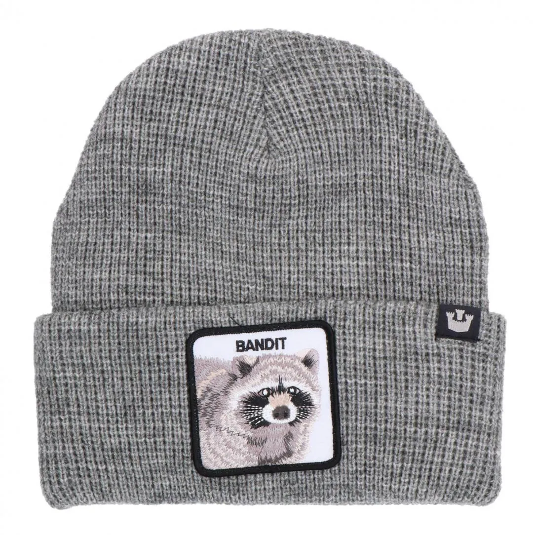ANIMAL BEANIES Grigio Bandit