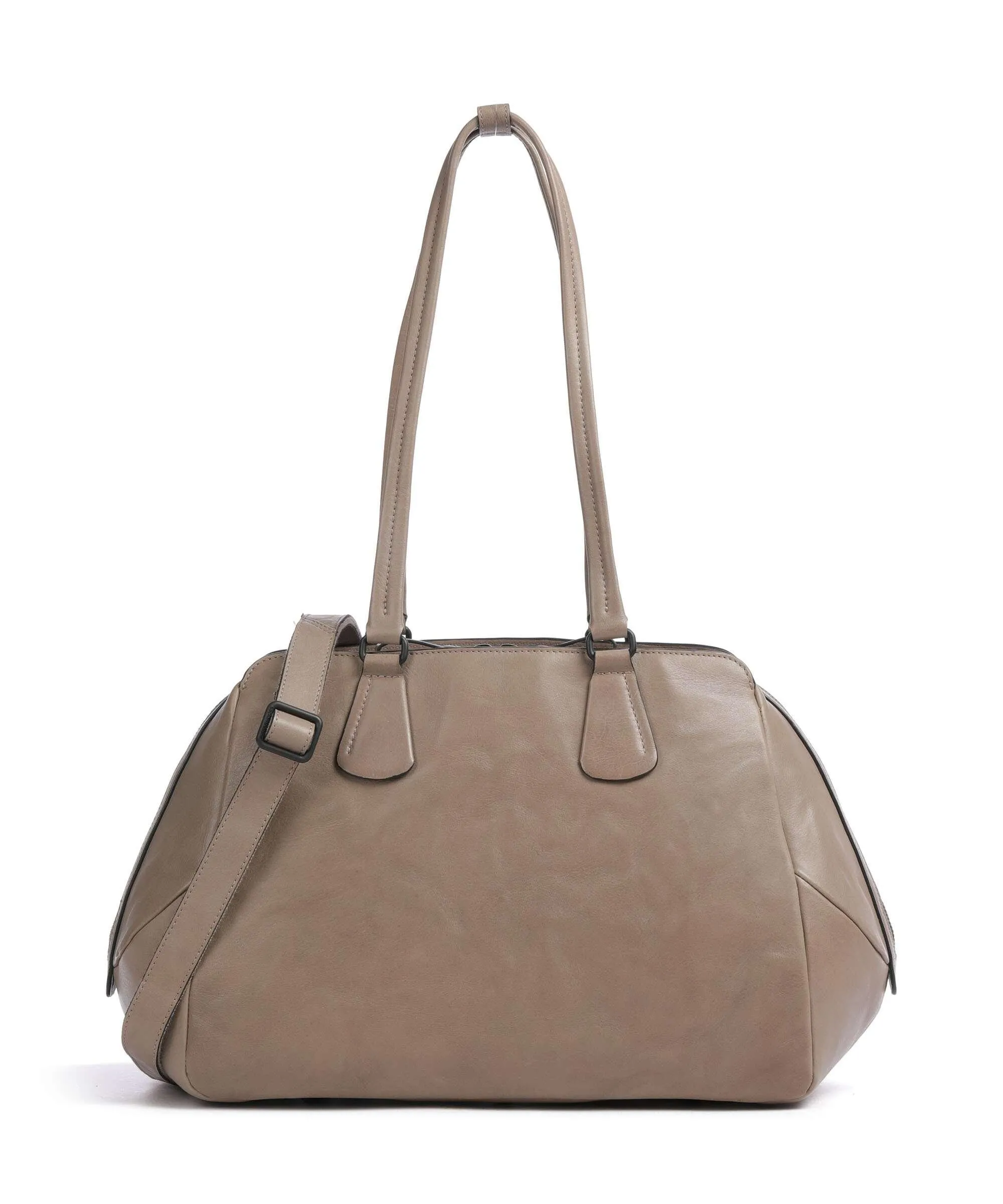  Aunts & Uncles Grandma's Luxury Club Mrs. Poundcake Borsa shopper 13″ pelle di vacchetta finemente grana taupe  