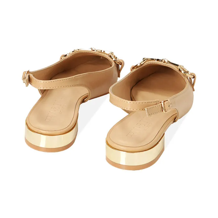 Ballerine beige slingback