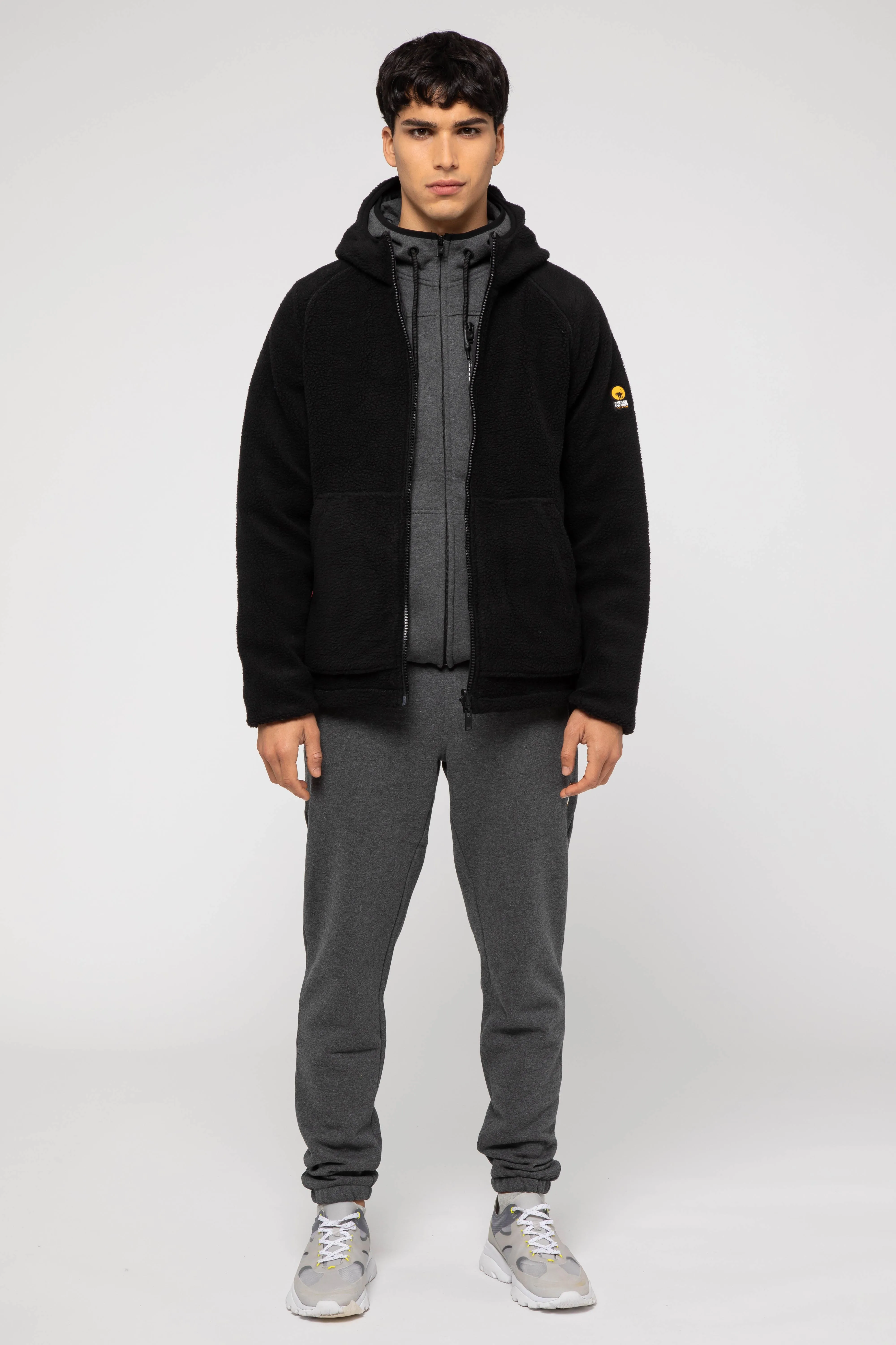Black sweatshirt in softshell