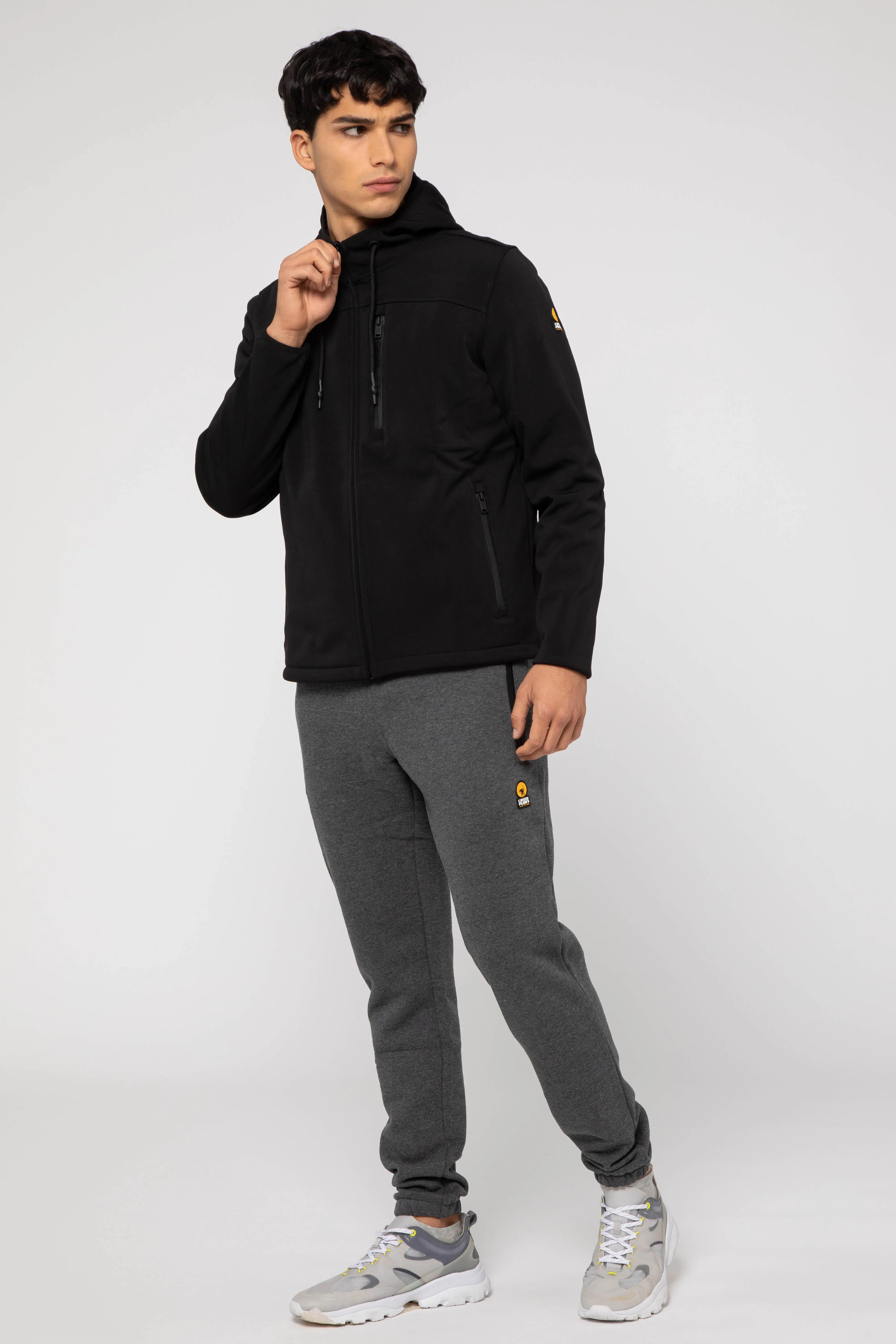 Black sweatshirt in softshell