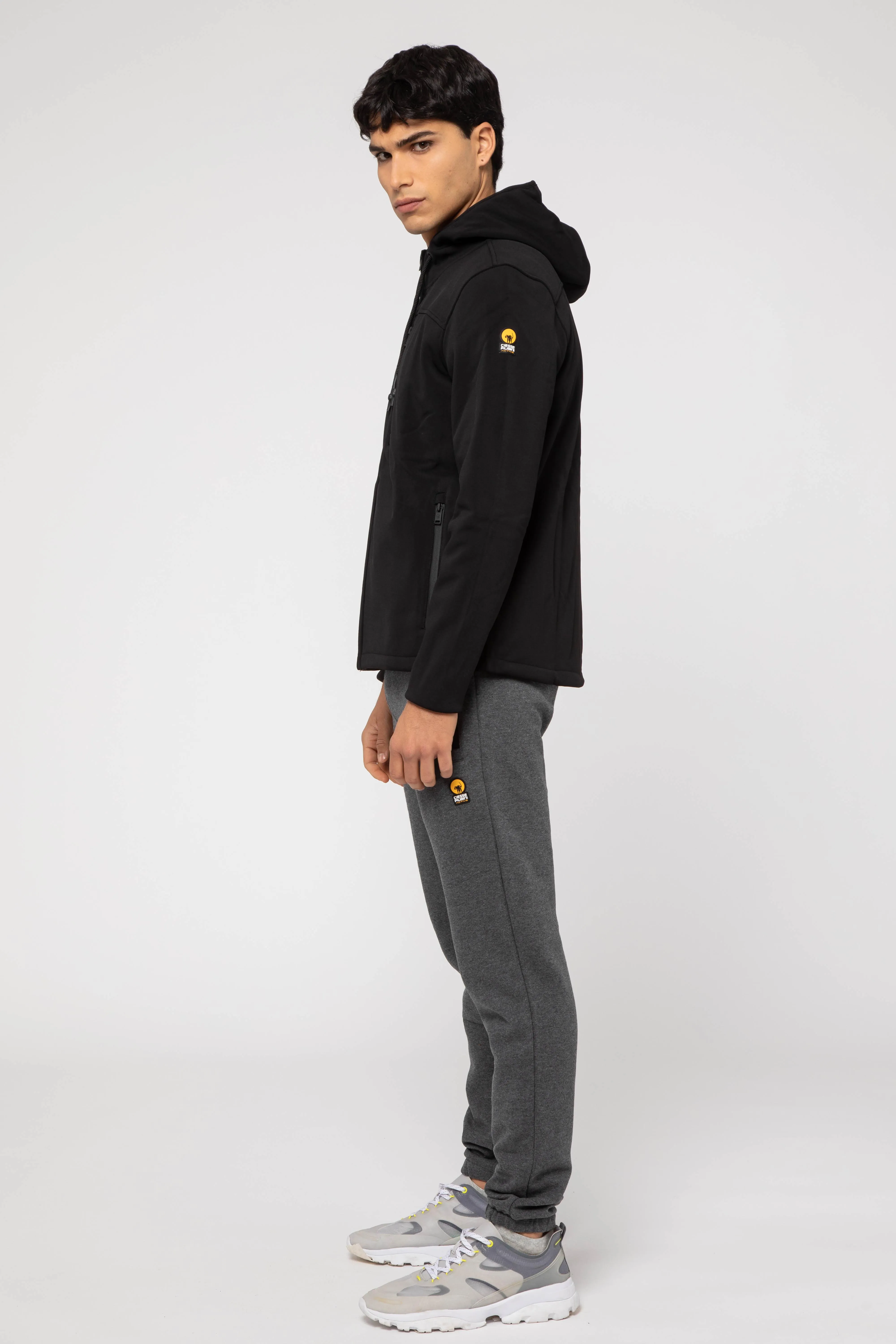 Black sweatshirt in softshell