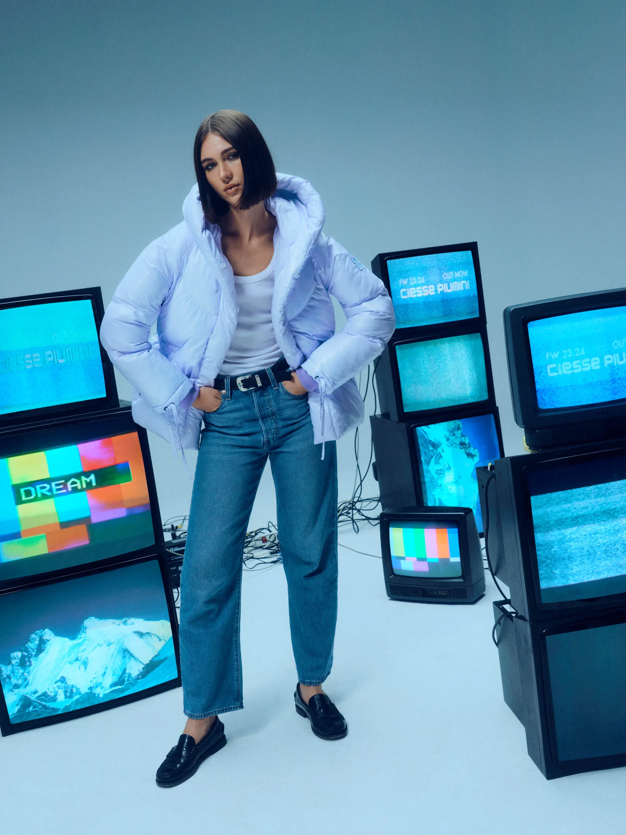 BLANC – Ice colour down jacket LAB00