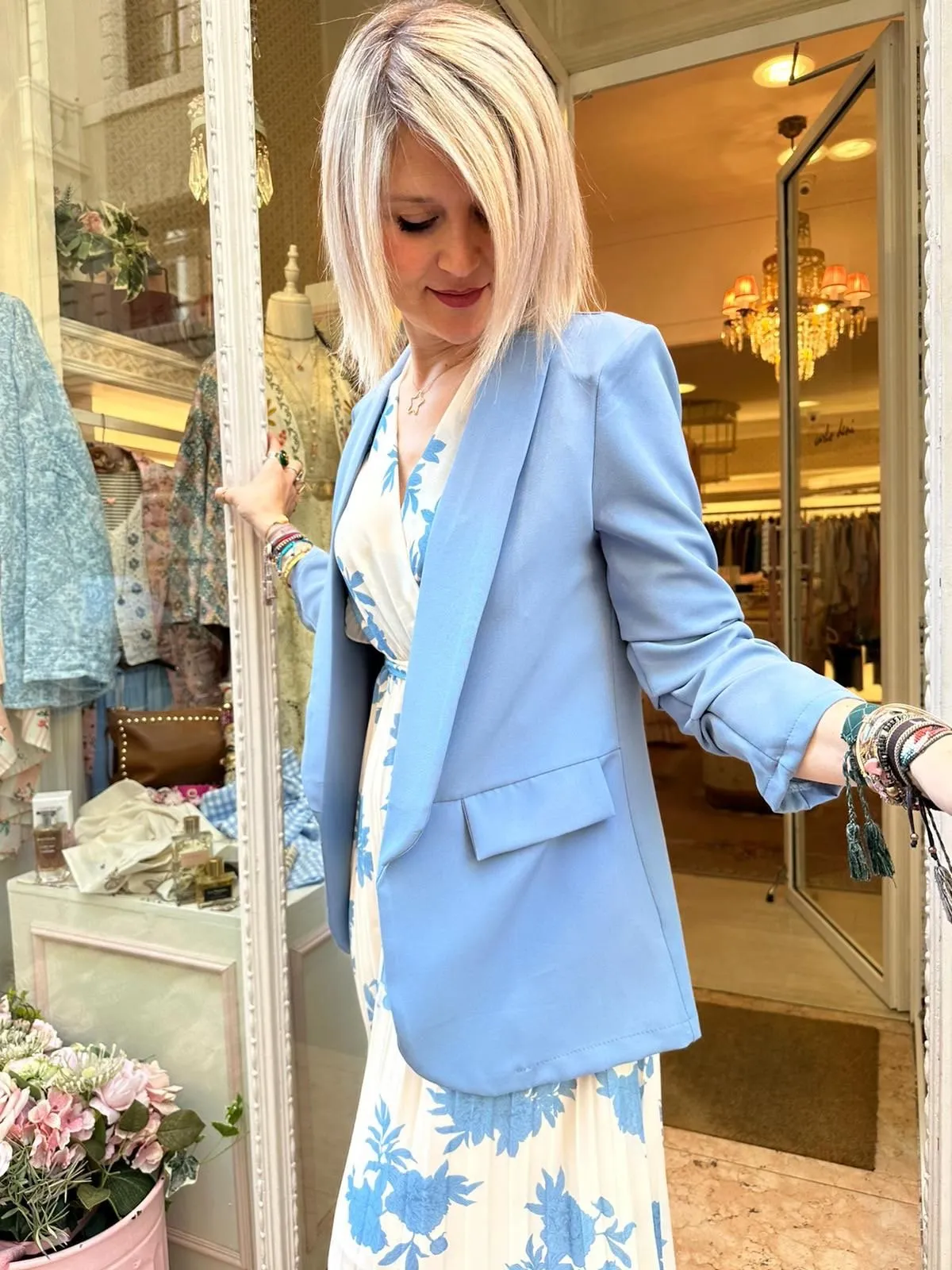 Blazer Lulù Celeste