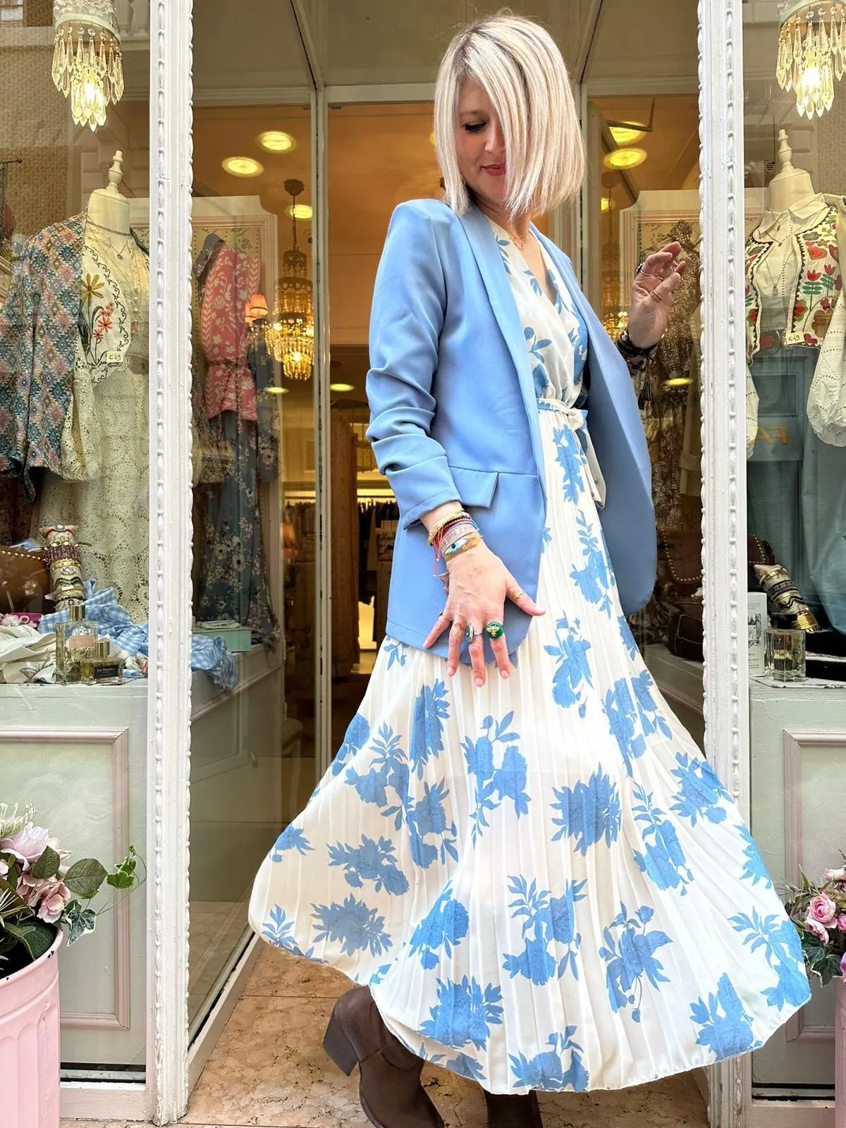 Blazer Lulù Celeste