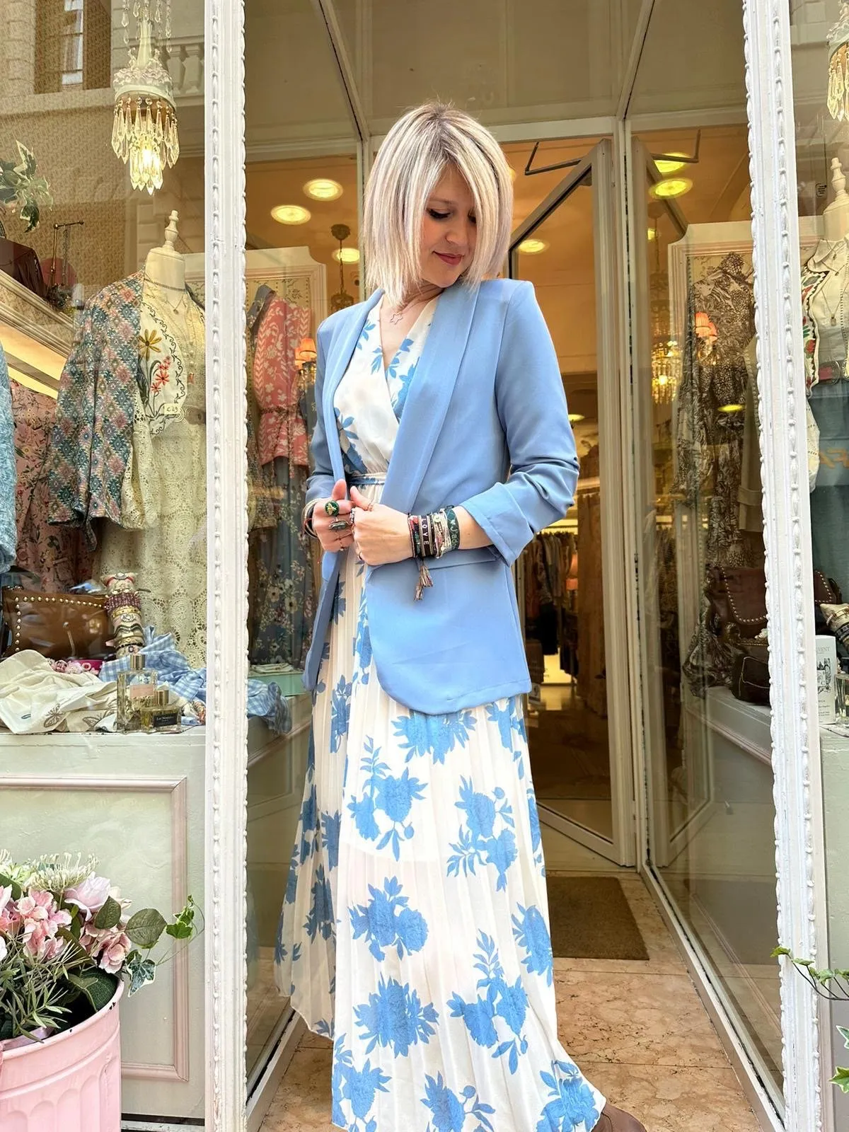 Blazer Lulù Celeste