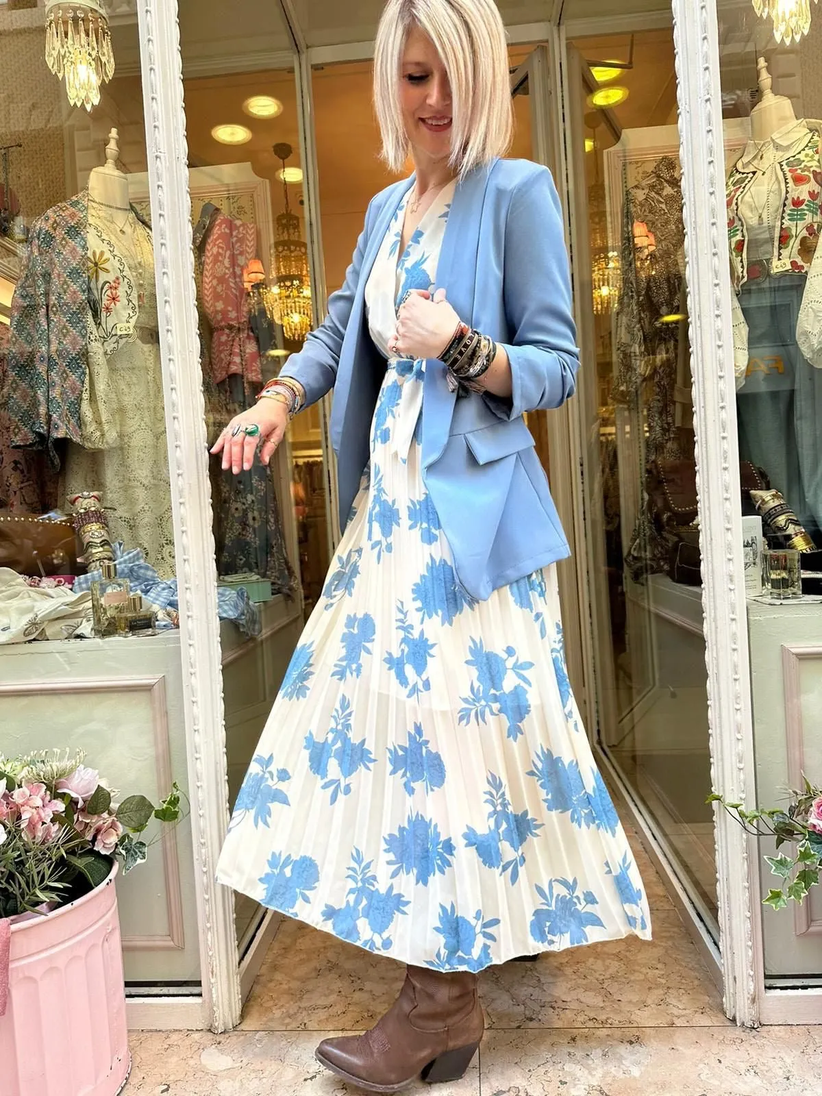 Blazer Lulù Celeste