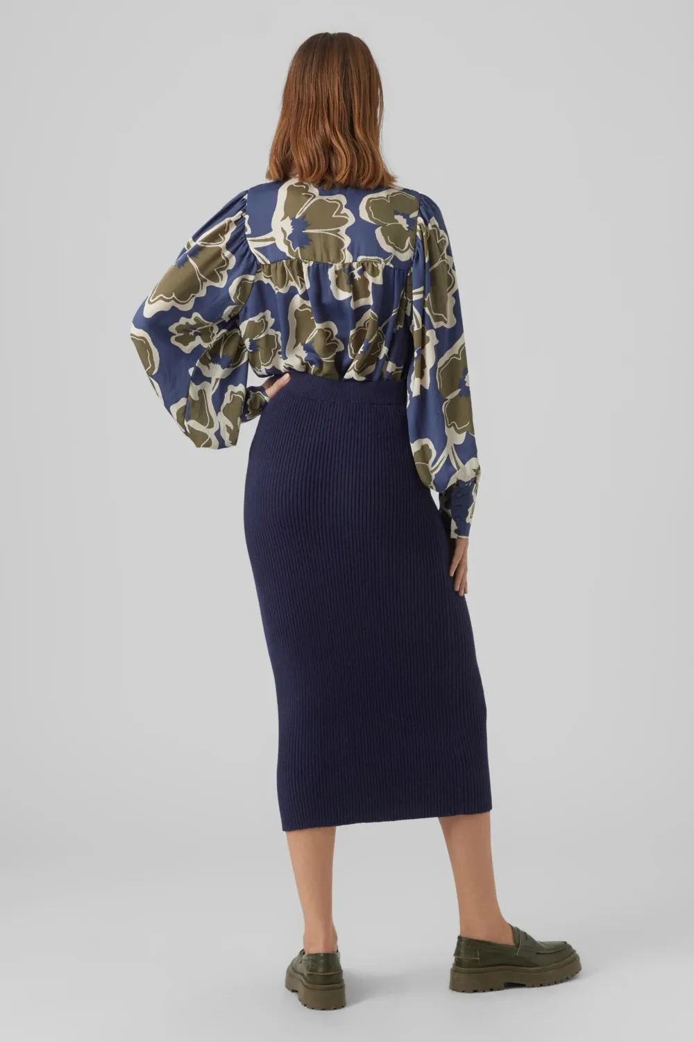 Bluse manica lunga Aware vmgrayce ls pussy bow shirt vma Verde