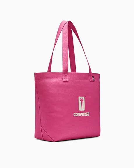 Borsa a spalla con logo in rosa - unisex