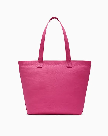Borsa a spalla con logo in rosa - unisex