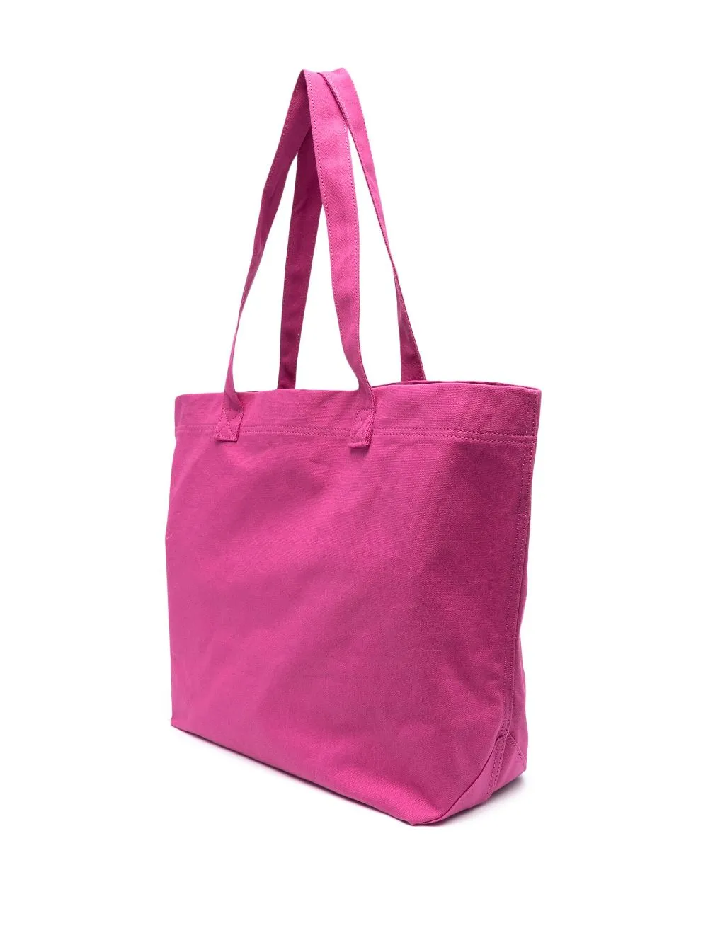 Borsa a spalla con logo in rosa - unisex