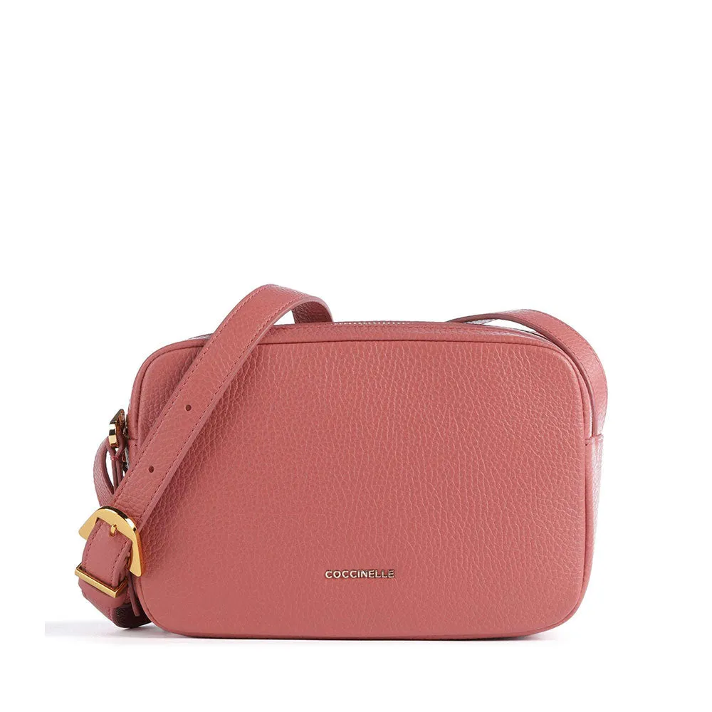 Borsa Donna a Tracolla COCCINELLE in Pelle linea Gleen colore Pot