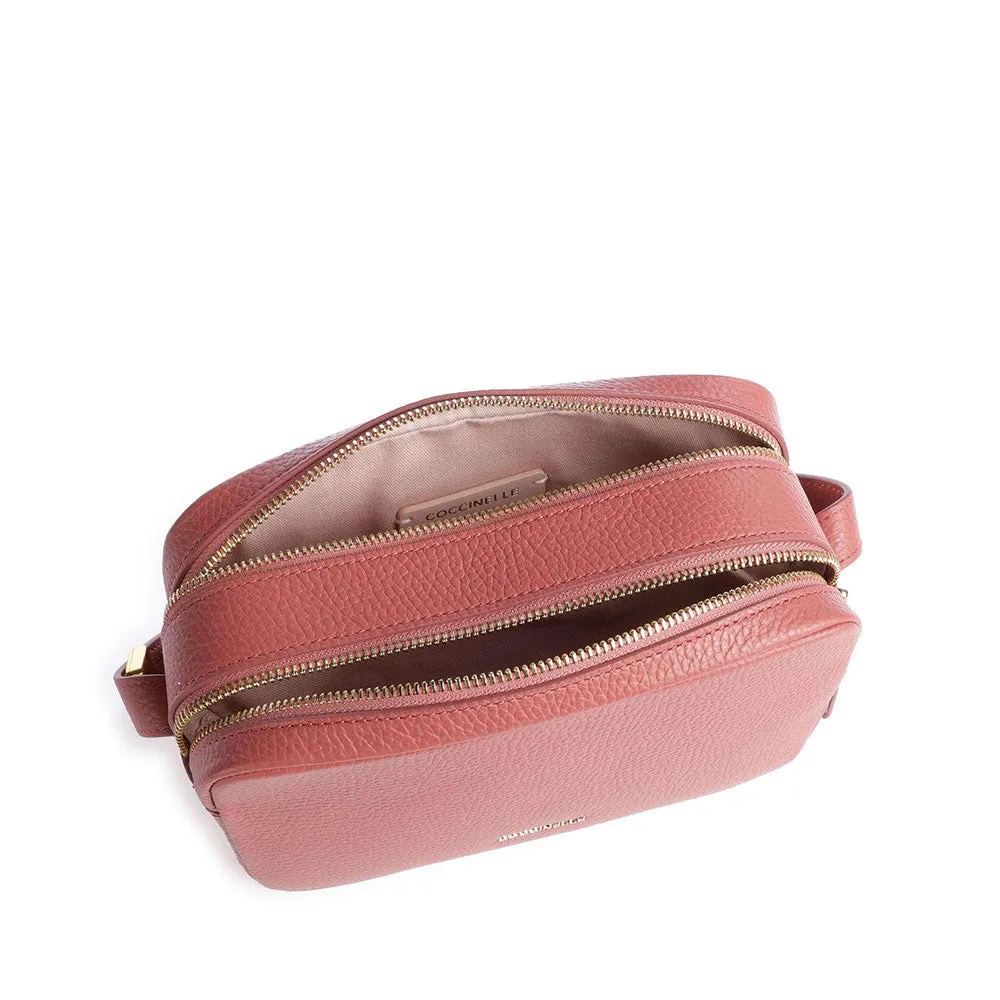 Borsa Donna a Tracolla COCCINELLE in Pelle linea Gleen colore Pot