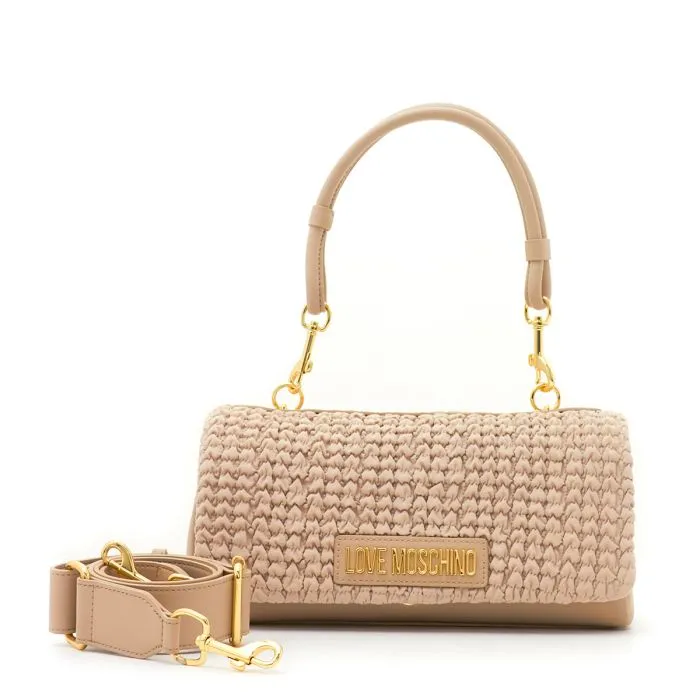 BORSA DONNA NYLON SMOCK SABBIA PU SABBIA