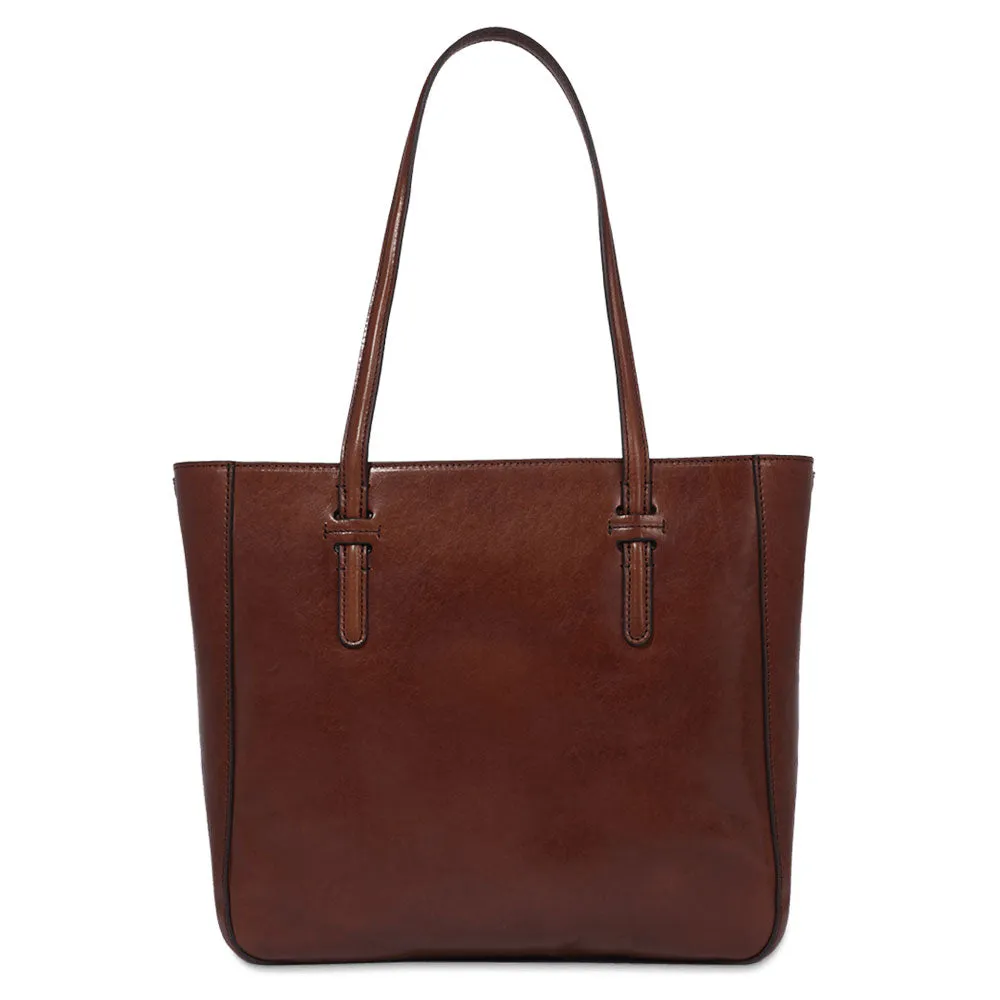 Borsa Donna Shopping Verticale THE BRIDGE linea Diana in Pelle Marrone