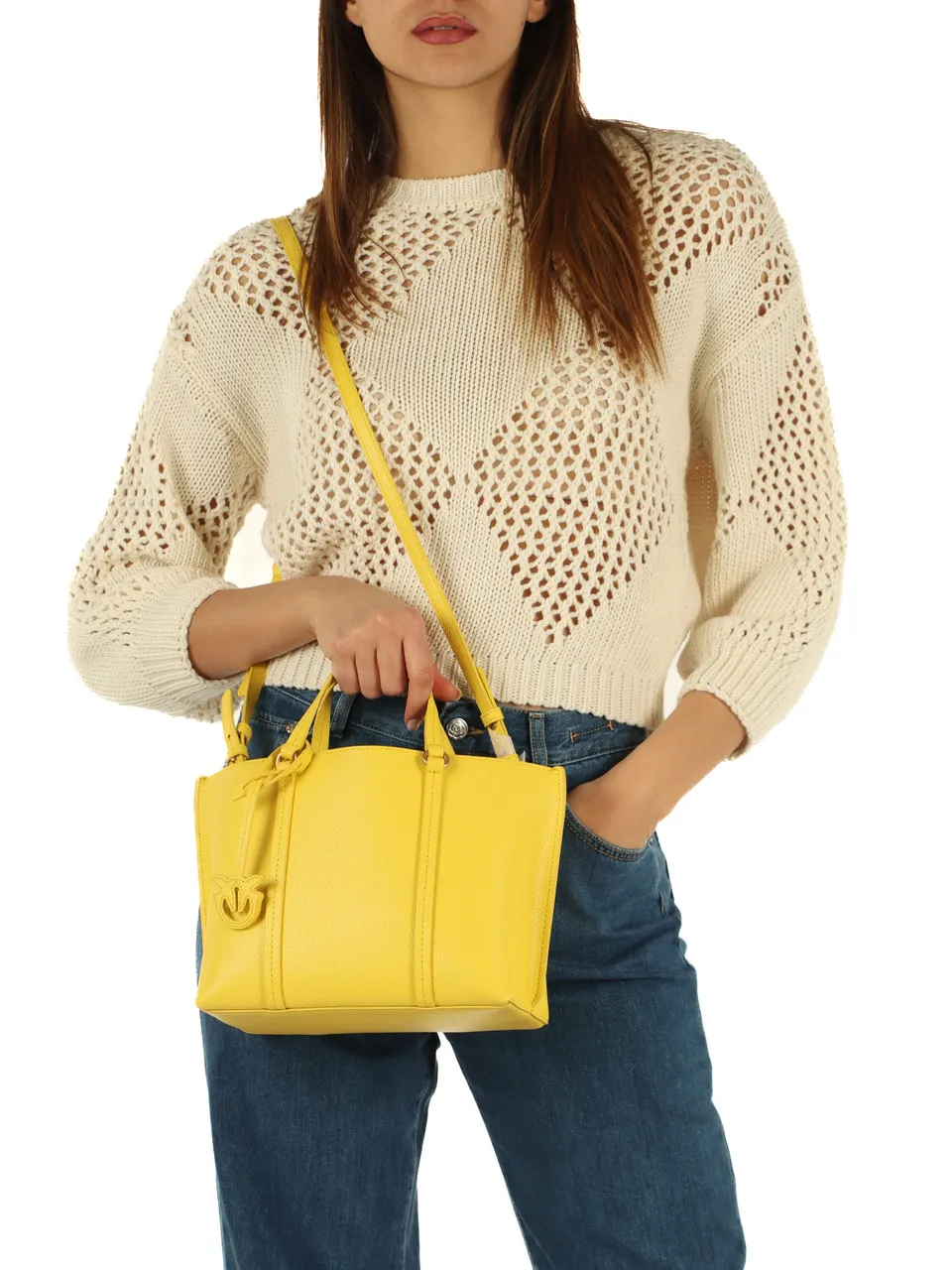 Borsa in pelle martellata CARRIE SHOPPER CLASSIC