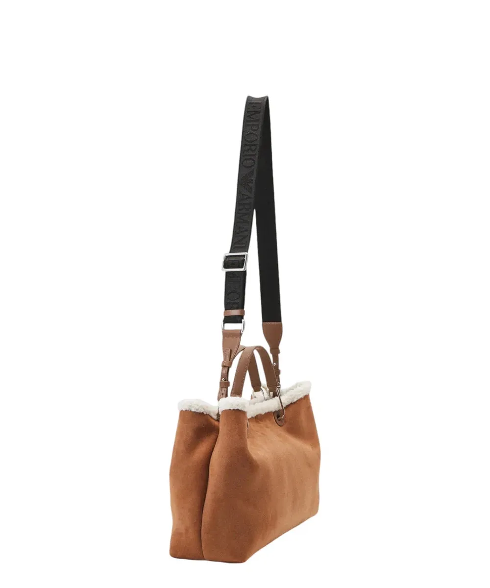 Borsa Shopper in Ecomontone con Logo