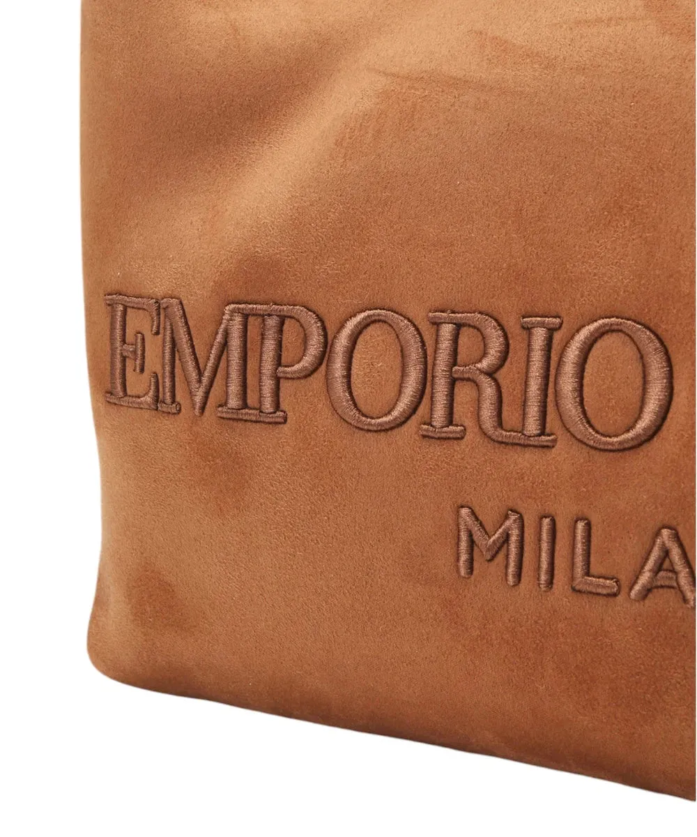 Borsa Shopper in Ecomontone con Logo