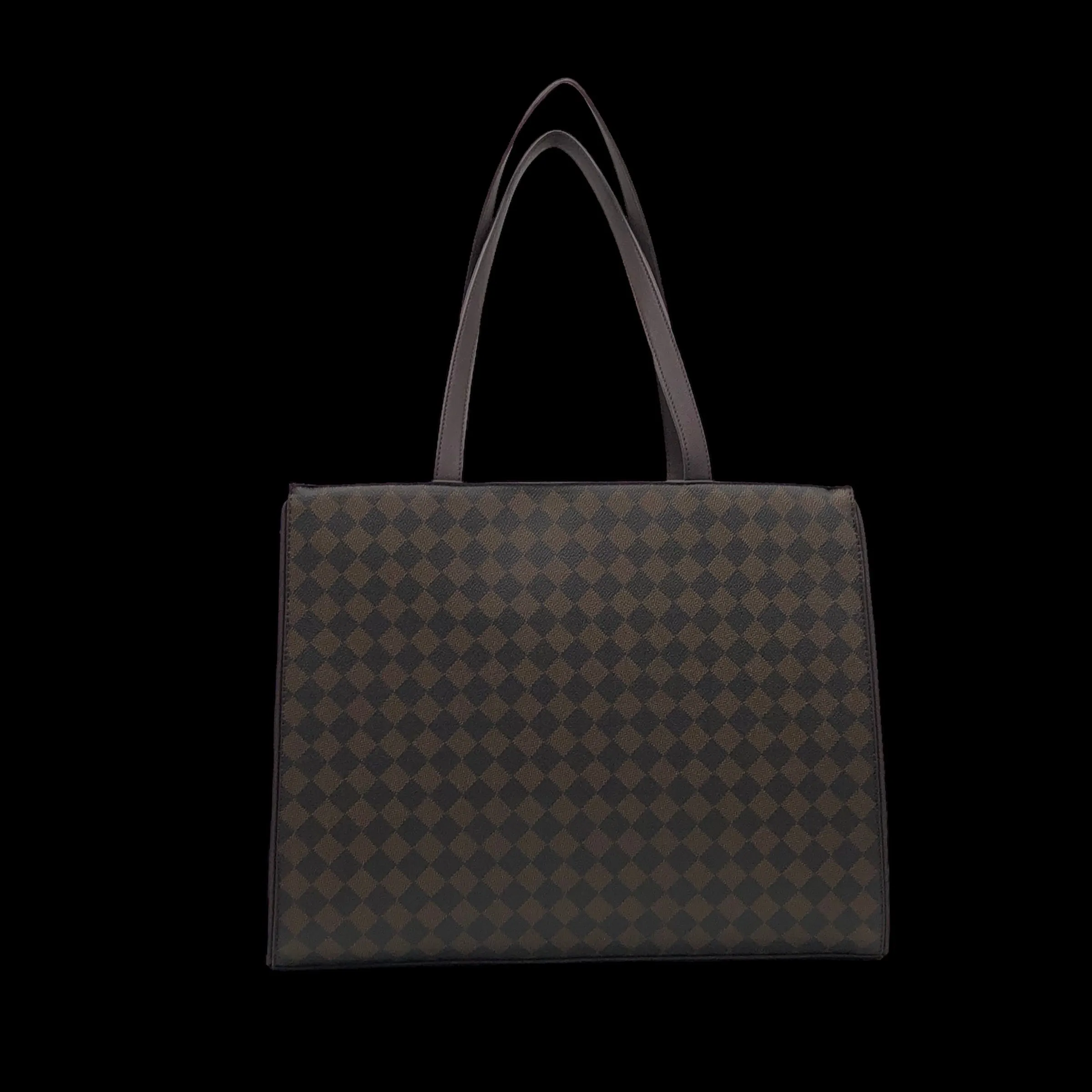 BORSA SHOPPER R372 I LIKE MY DOG WOMAN SHOPPER MARRONE
