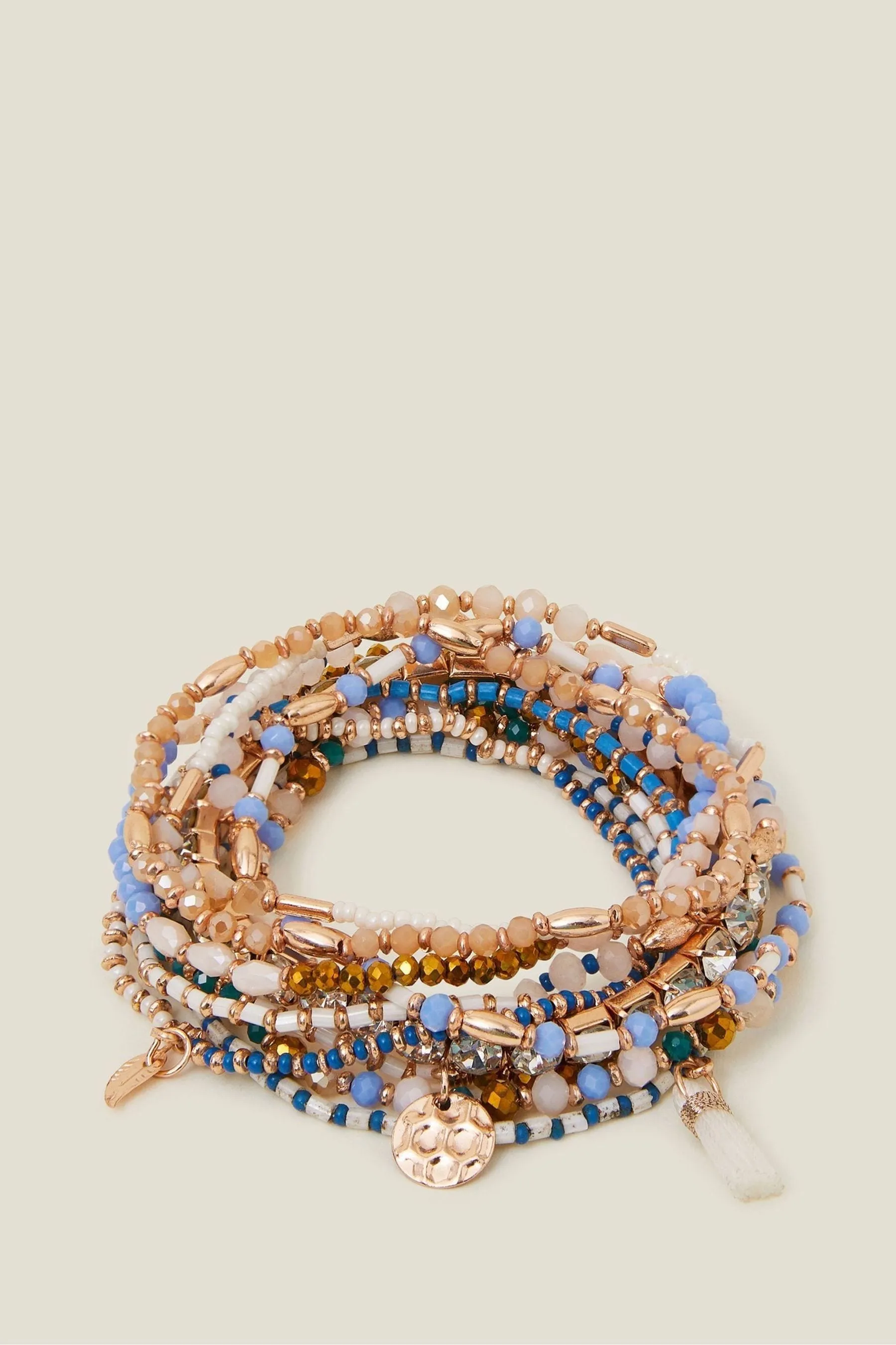 Bracciale elasticizzato Accessorize  con perline e Confezione