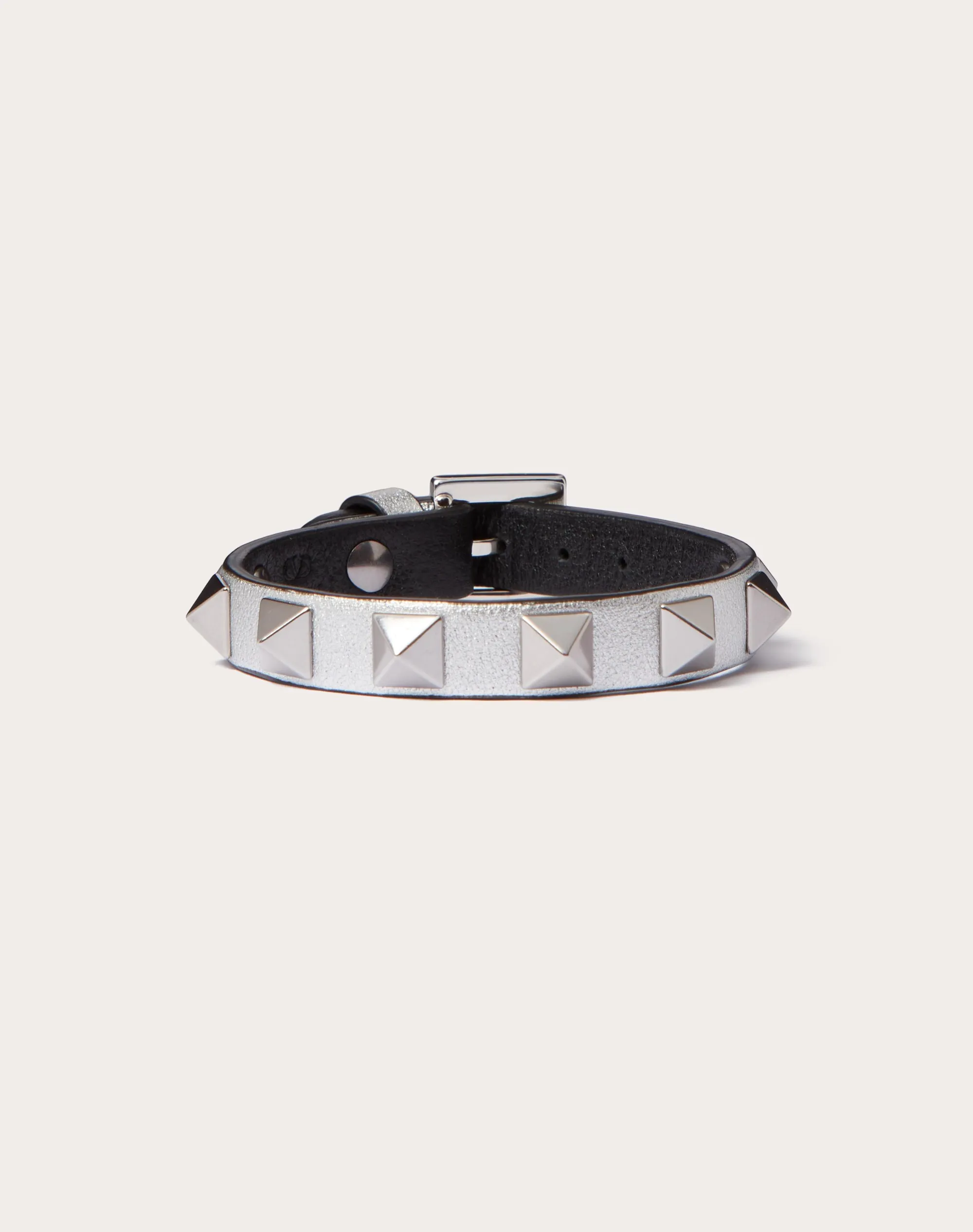 BRACCIALE ROCKSTUD VALENTINO GARAVANI IN PELLE E METALLO