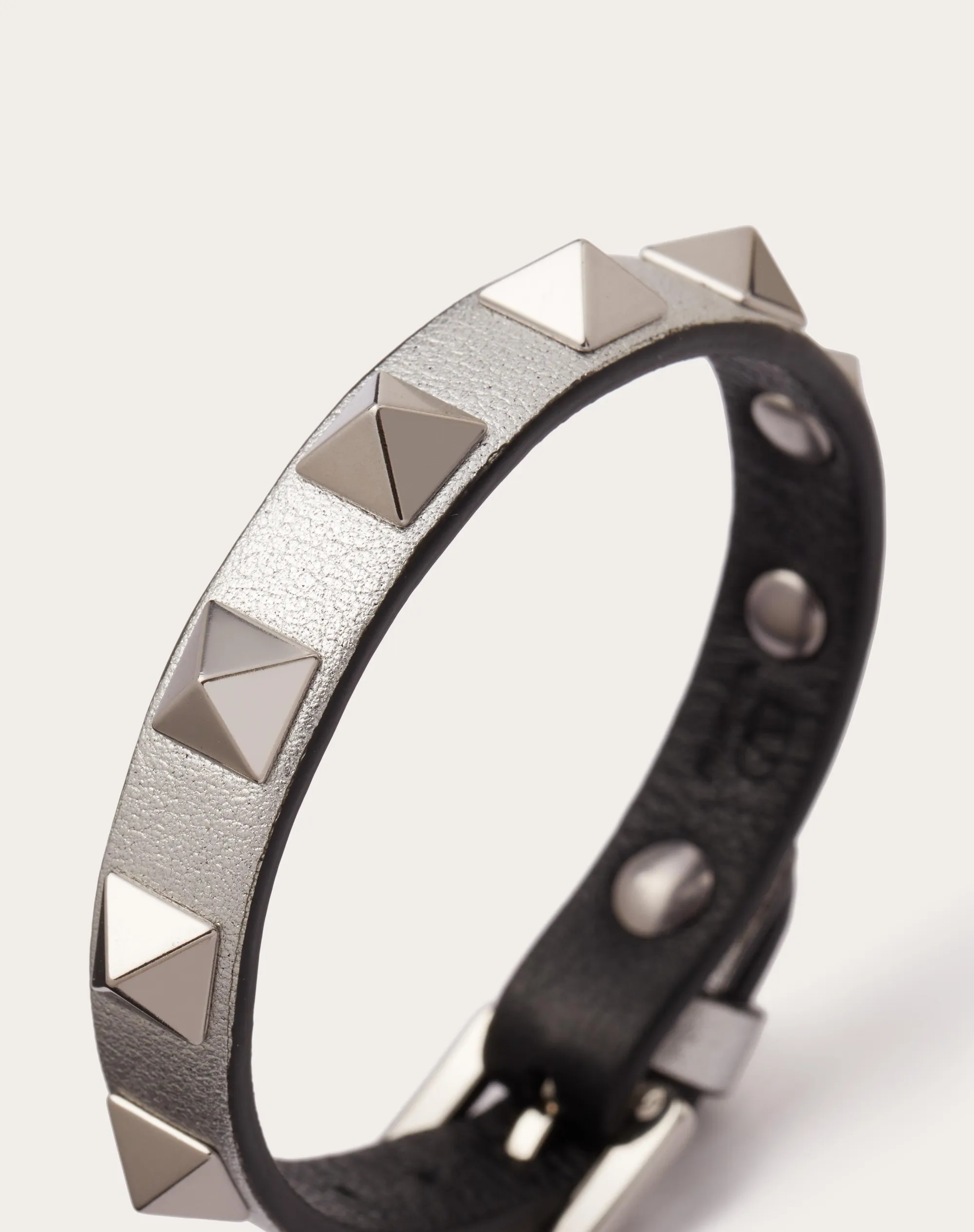 BRACCIALE ROCKSTUD VALENTINO GARAVANI IN PELLE E METALLO