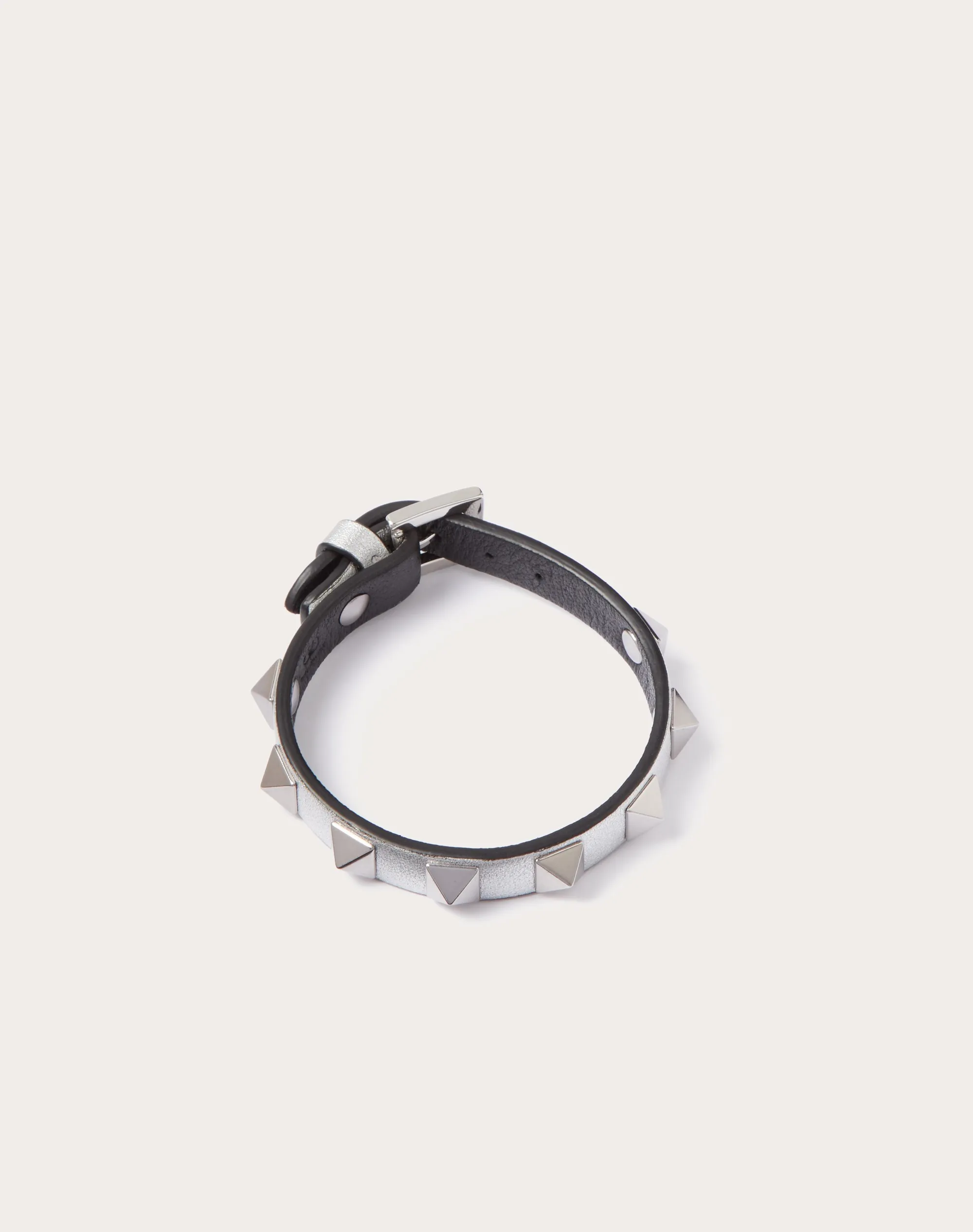 BRACCIALE ROCKSTUD VALENTINO GARAVANI IN PELLE E METALLO