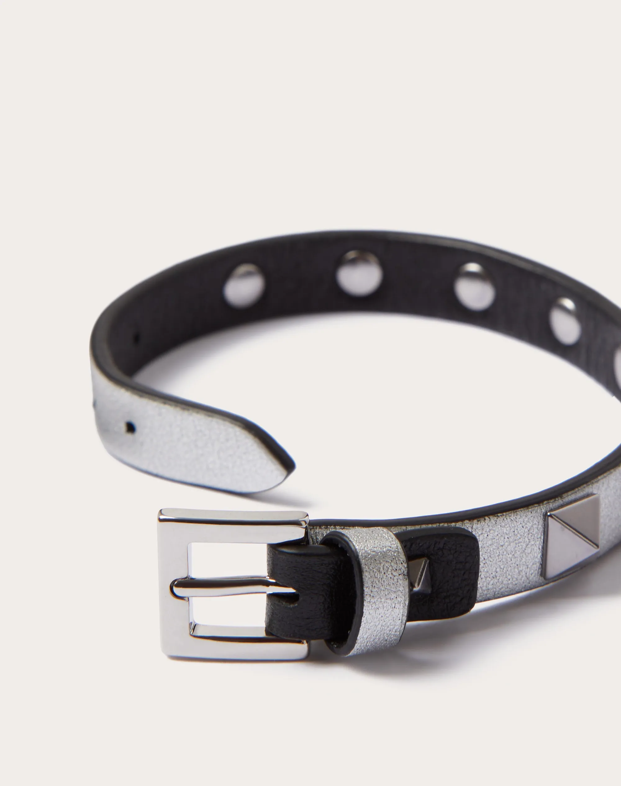 BRACCIALE ROCKSTUD VALENTINO GARAVANI IN PELLE E METALLO