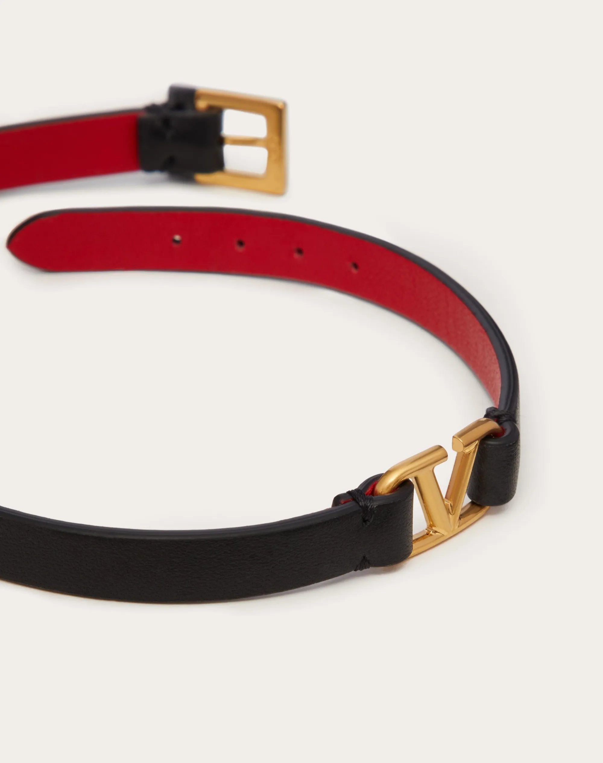 BRACCIALE VLOGO SIGNATURE IN VITELLO A DOPPIO GIRO