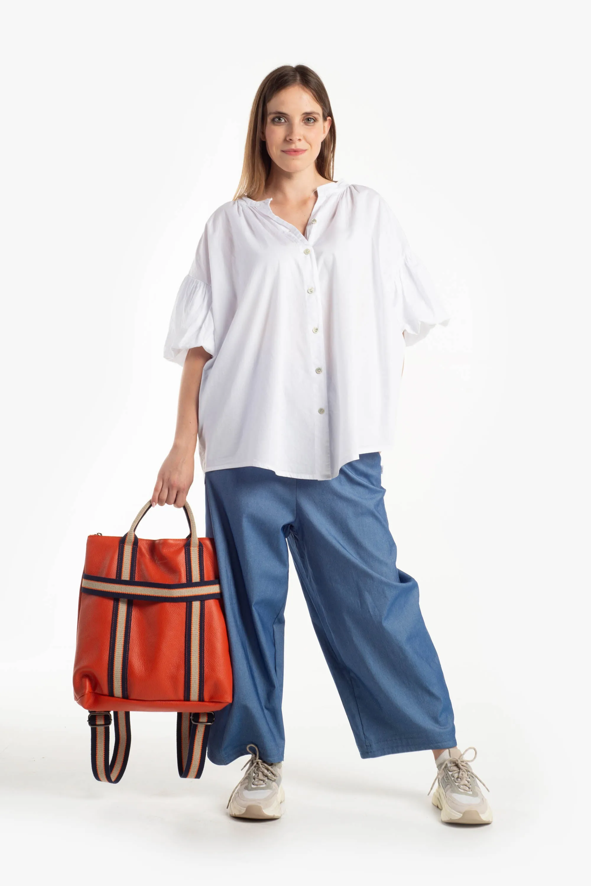 Camicia in popeline di cotone