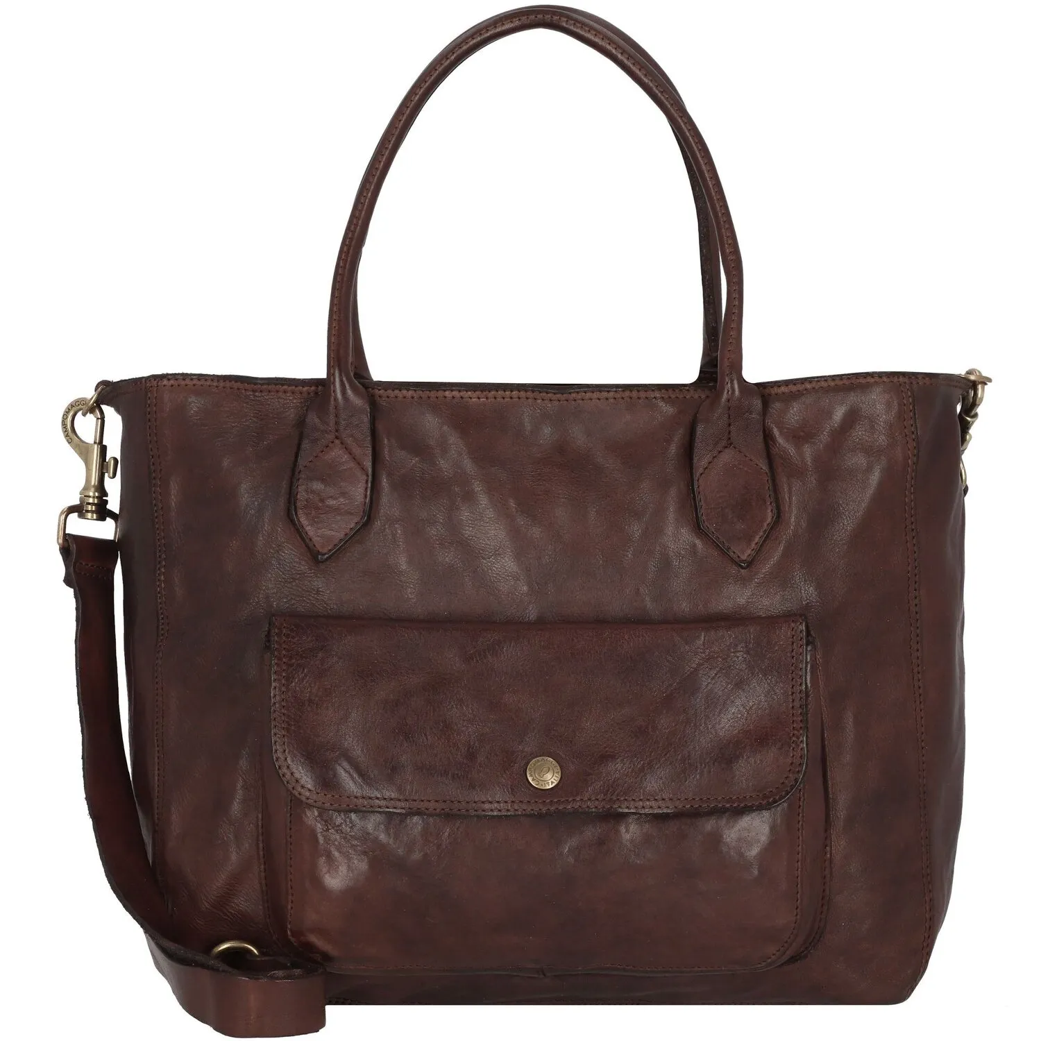 Campomaggi Borsa a tracolla in pelle 29 cm