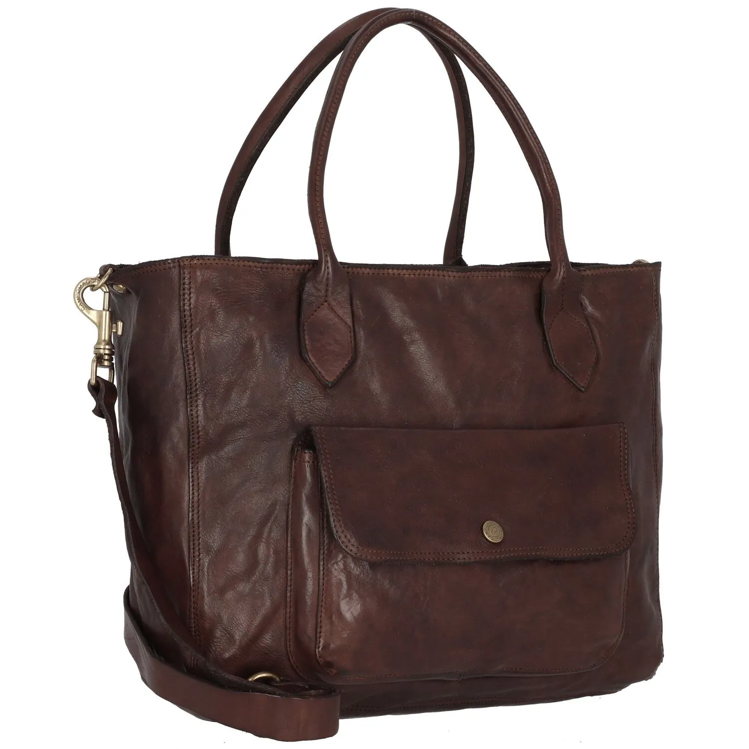 Campomaggi Borsa a tracolla in pelle 29 cm