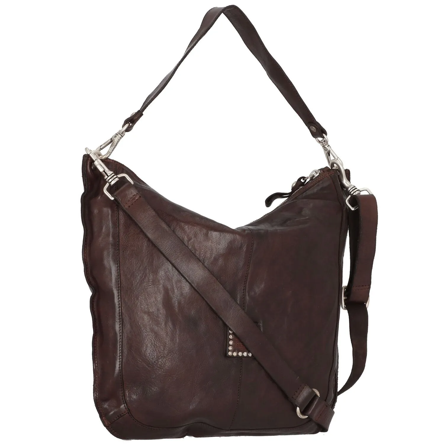 Campomaggi Borsa a tracolla in pelle 39 cm