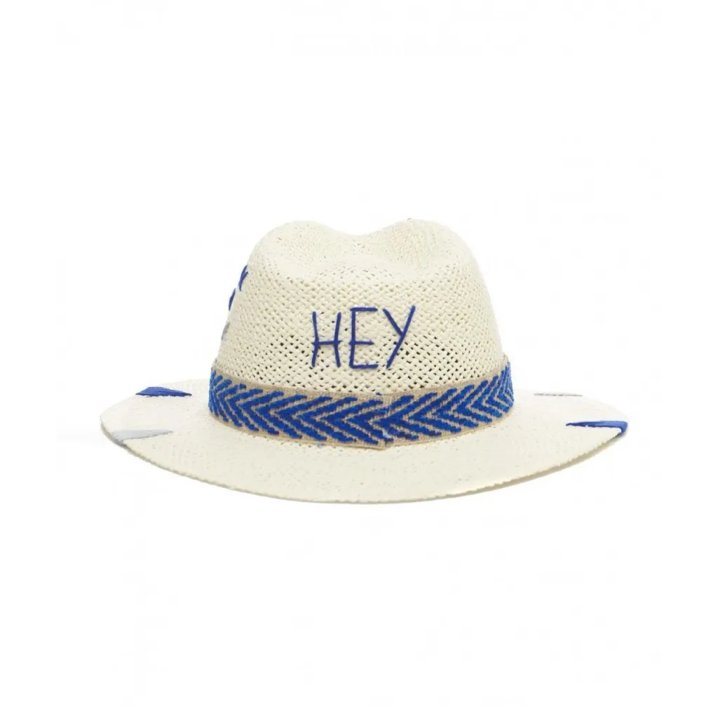 Cappello di paglia Hey bianco