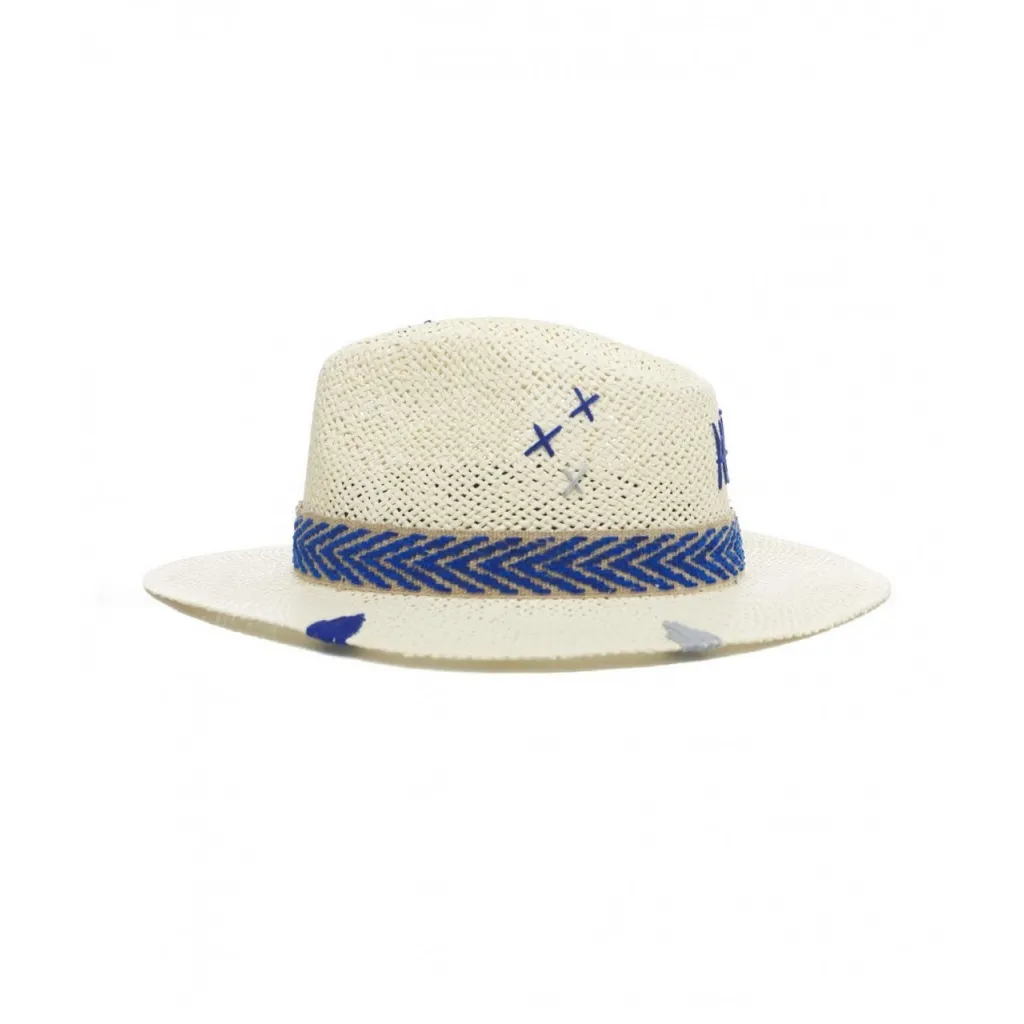 Cappello di paglia Hey bianco