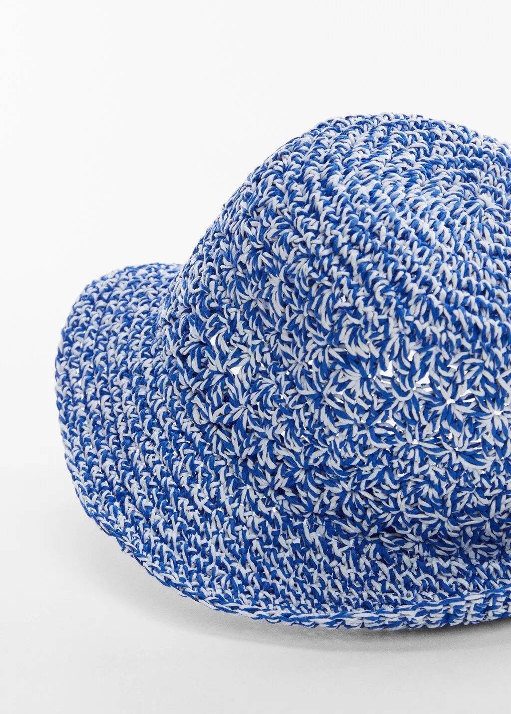 Cappello fibra naturale bicolore