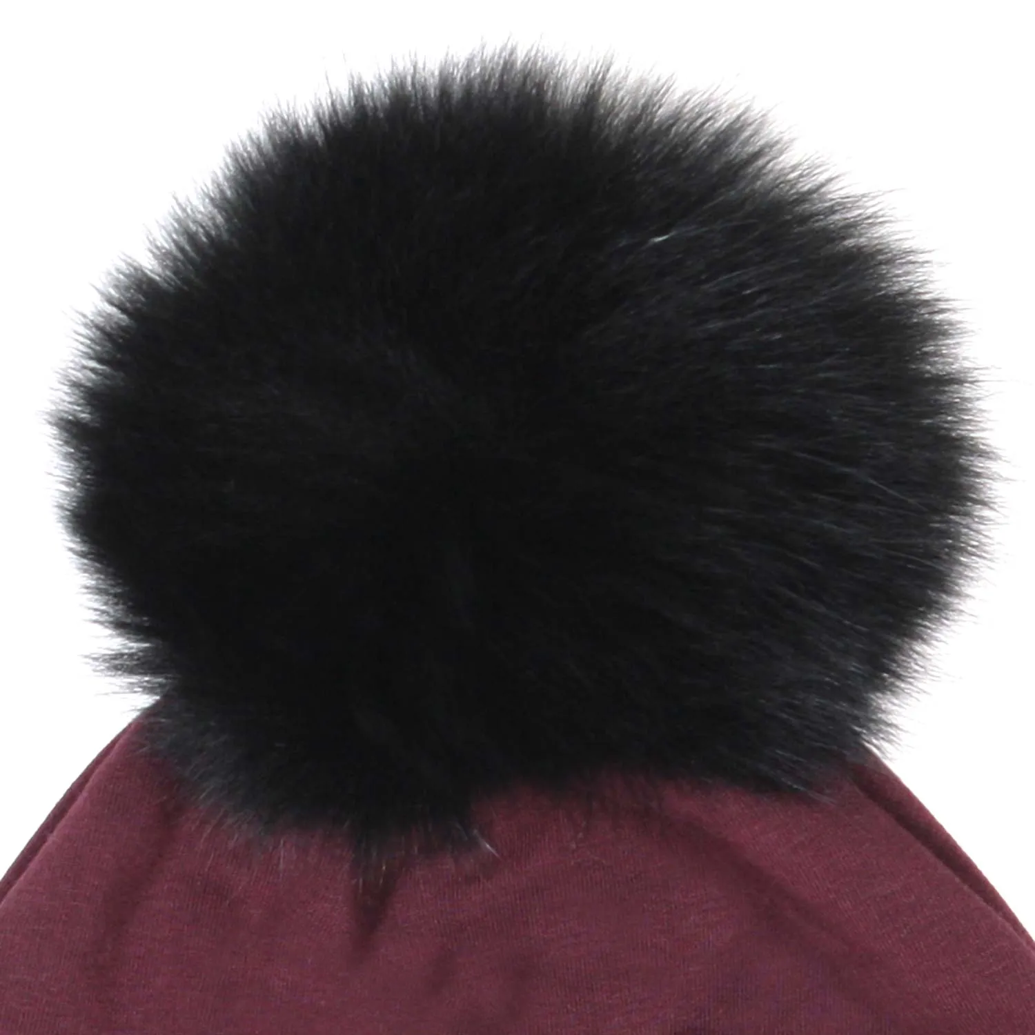 Cappello Ponpon Bordeaux