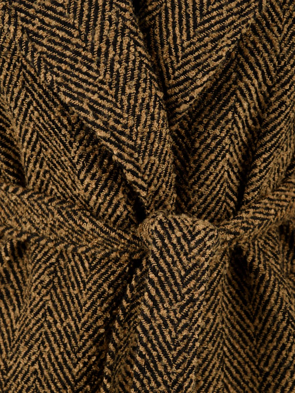 Cappotto lungo da Donna marrone fantasia spigata