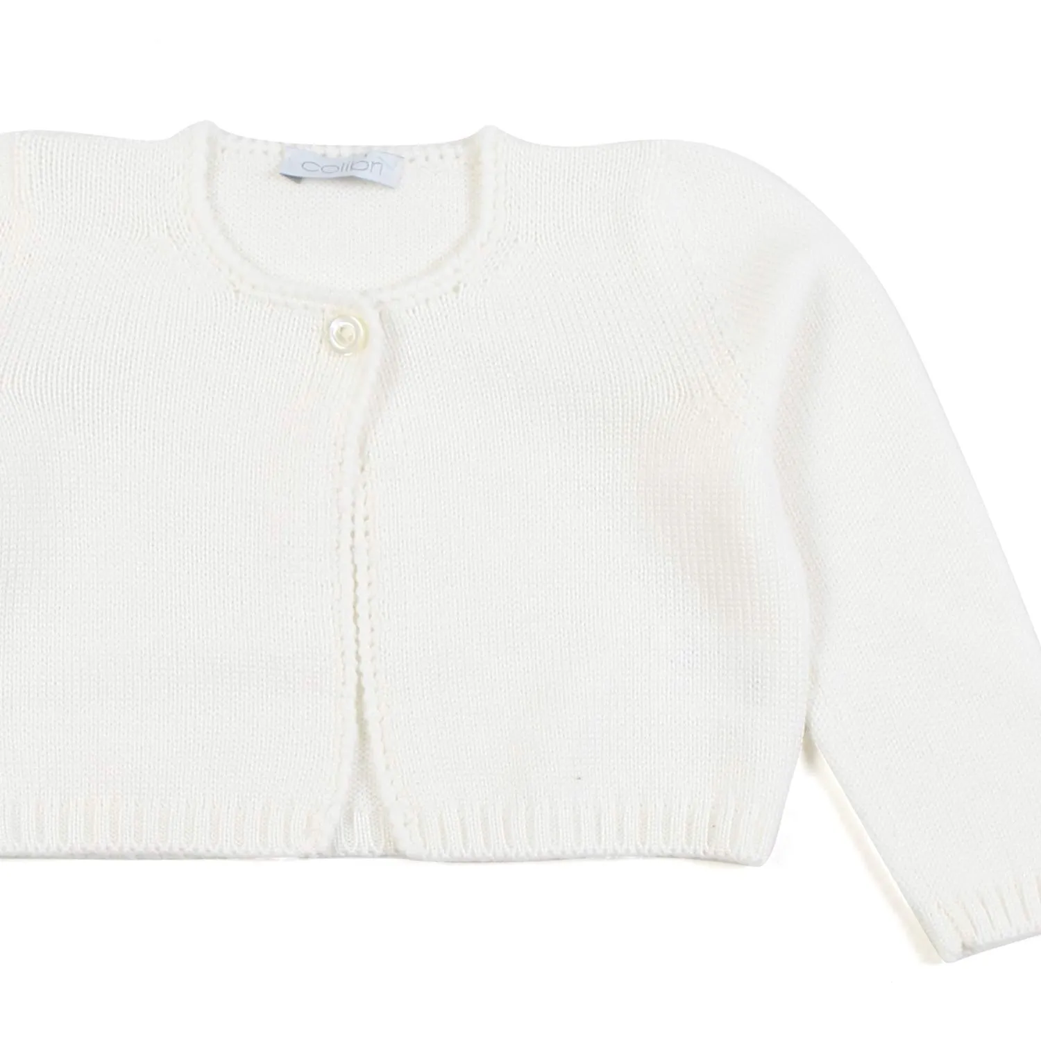 Cardigan Di Lana Bianco Caldo Bimba
