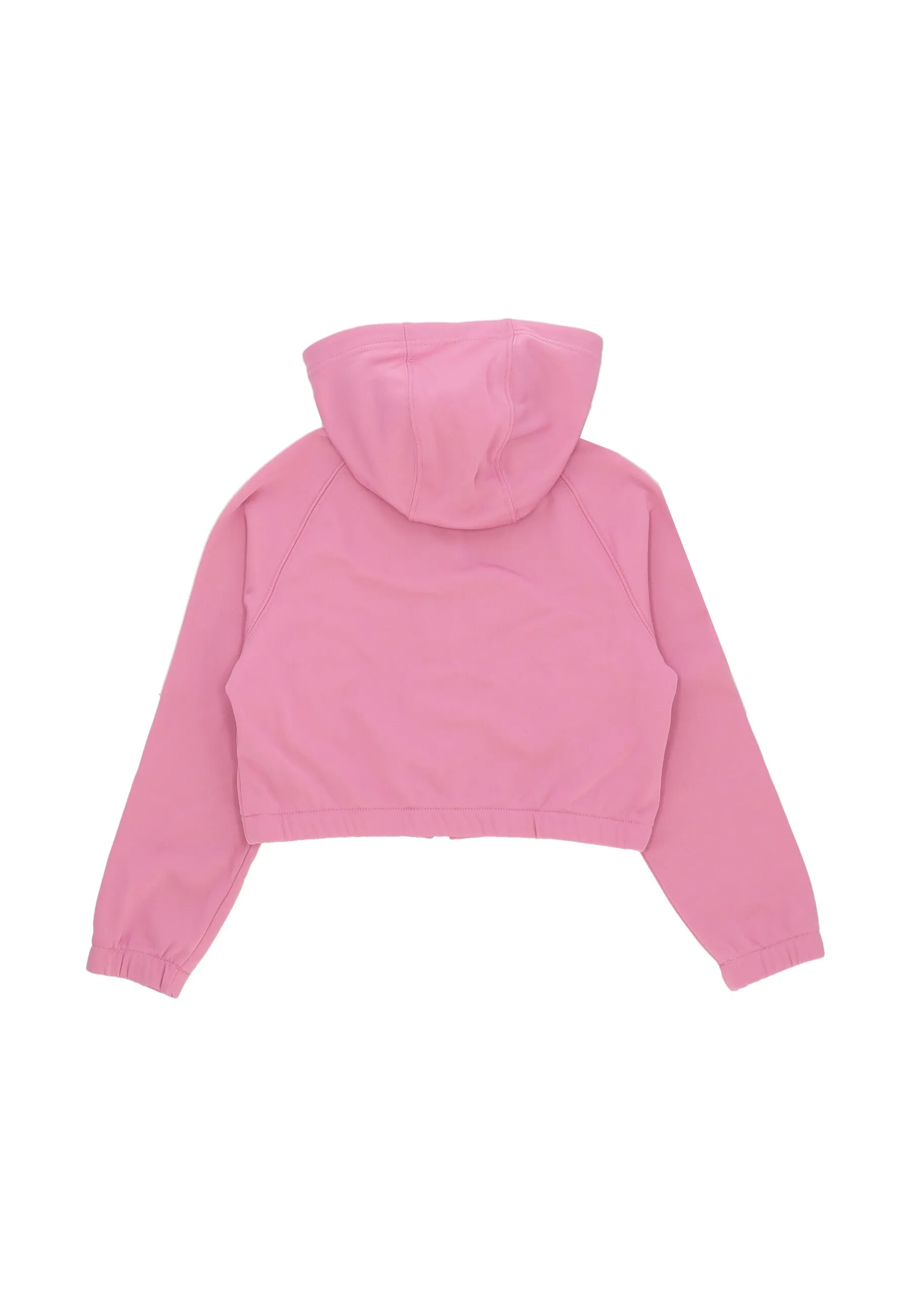 Completo Tuta Ragazza Sportswear Full-zip Hoodie Tracksuit Magic Flamingo/magic Flamingo/white