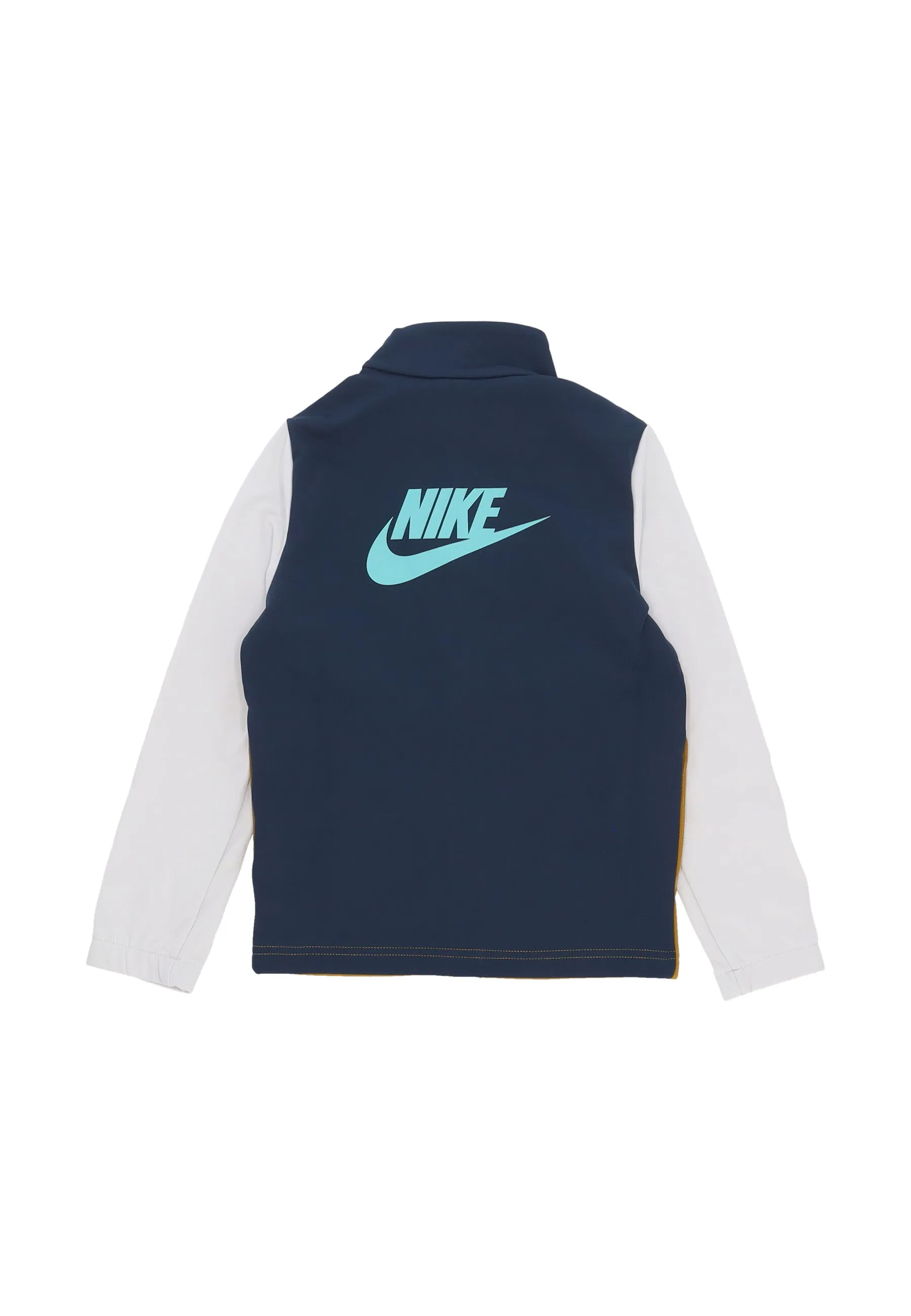 Completo Tuta Ragazzo B Sportswear Full-zip Tracksuit Armory Navy/bronzine/green Frost