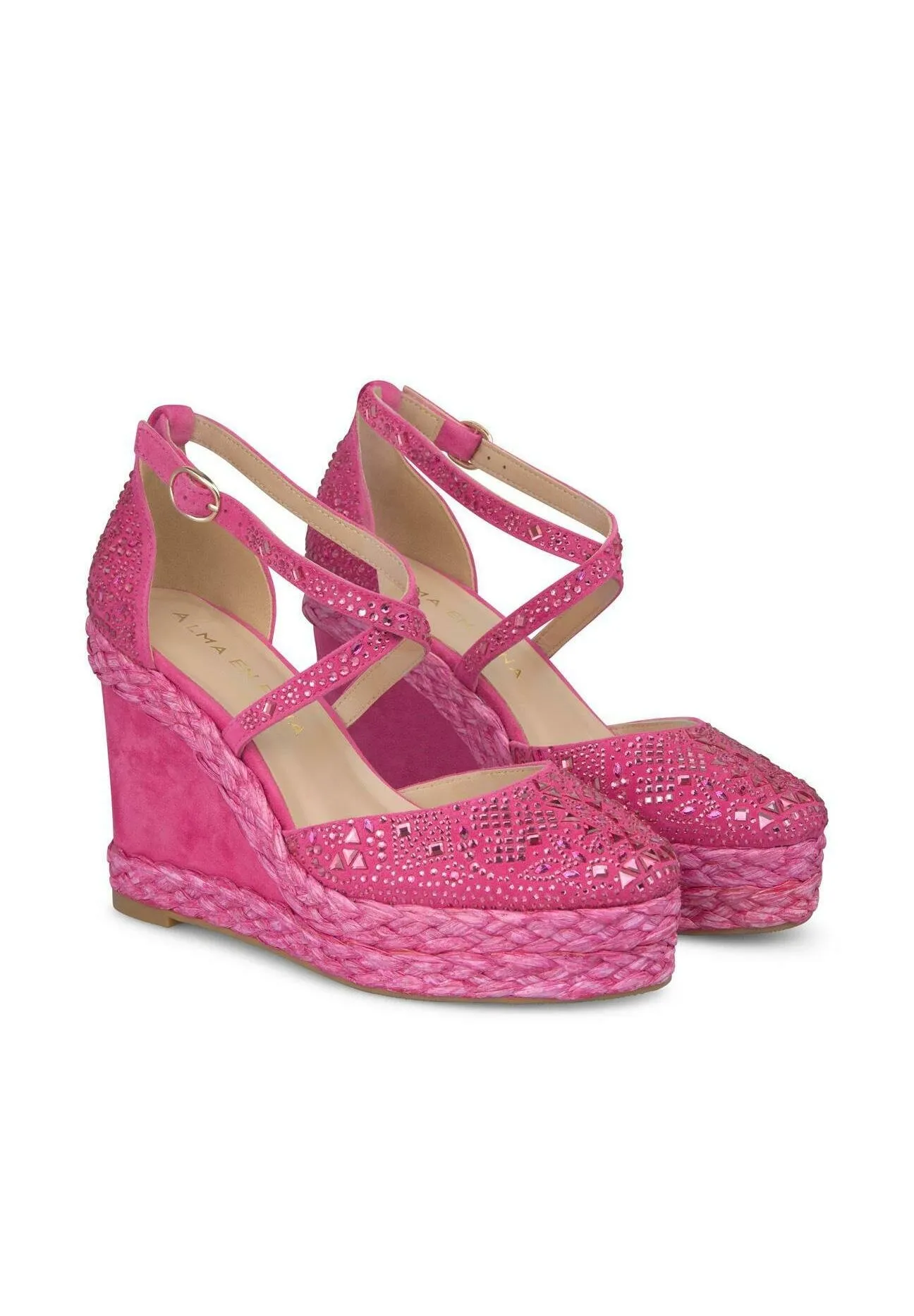 CON PEDRERÍA - Scarpe con plateau
