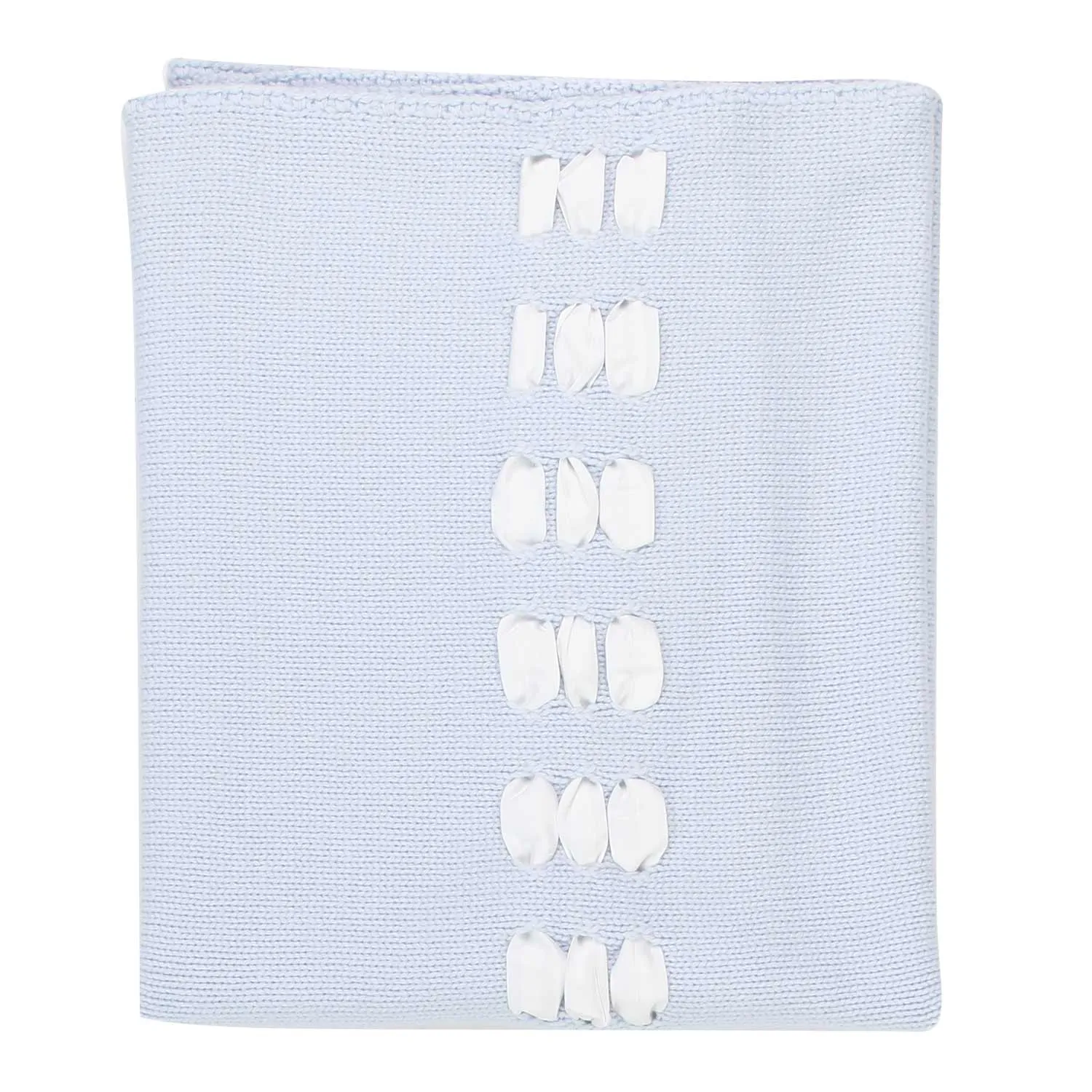 Coperta Di Lana Celeste Neonato