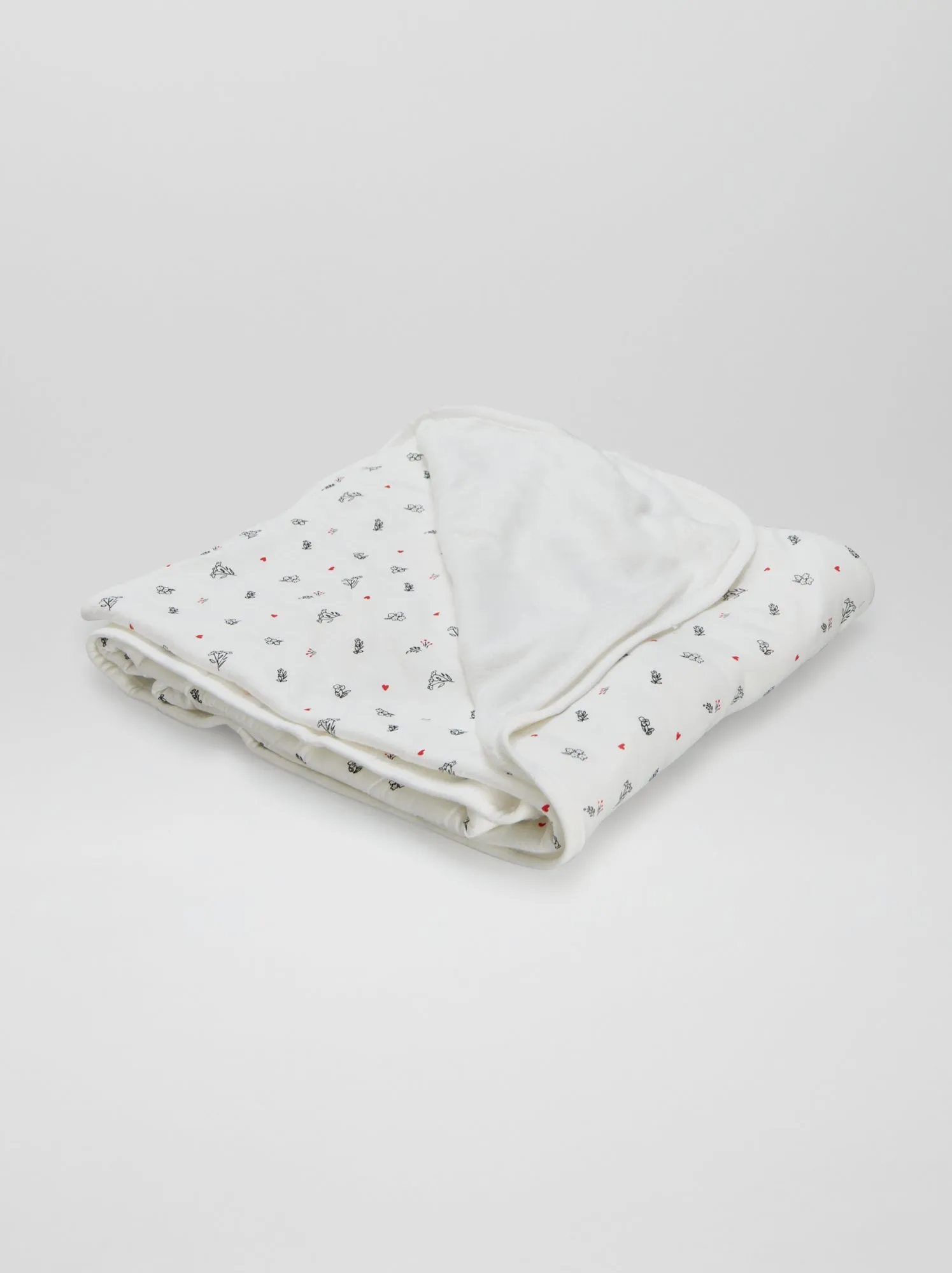 Coperta in pile - BIANCO