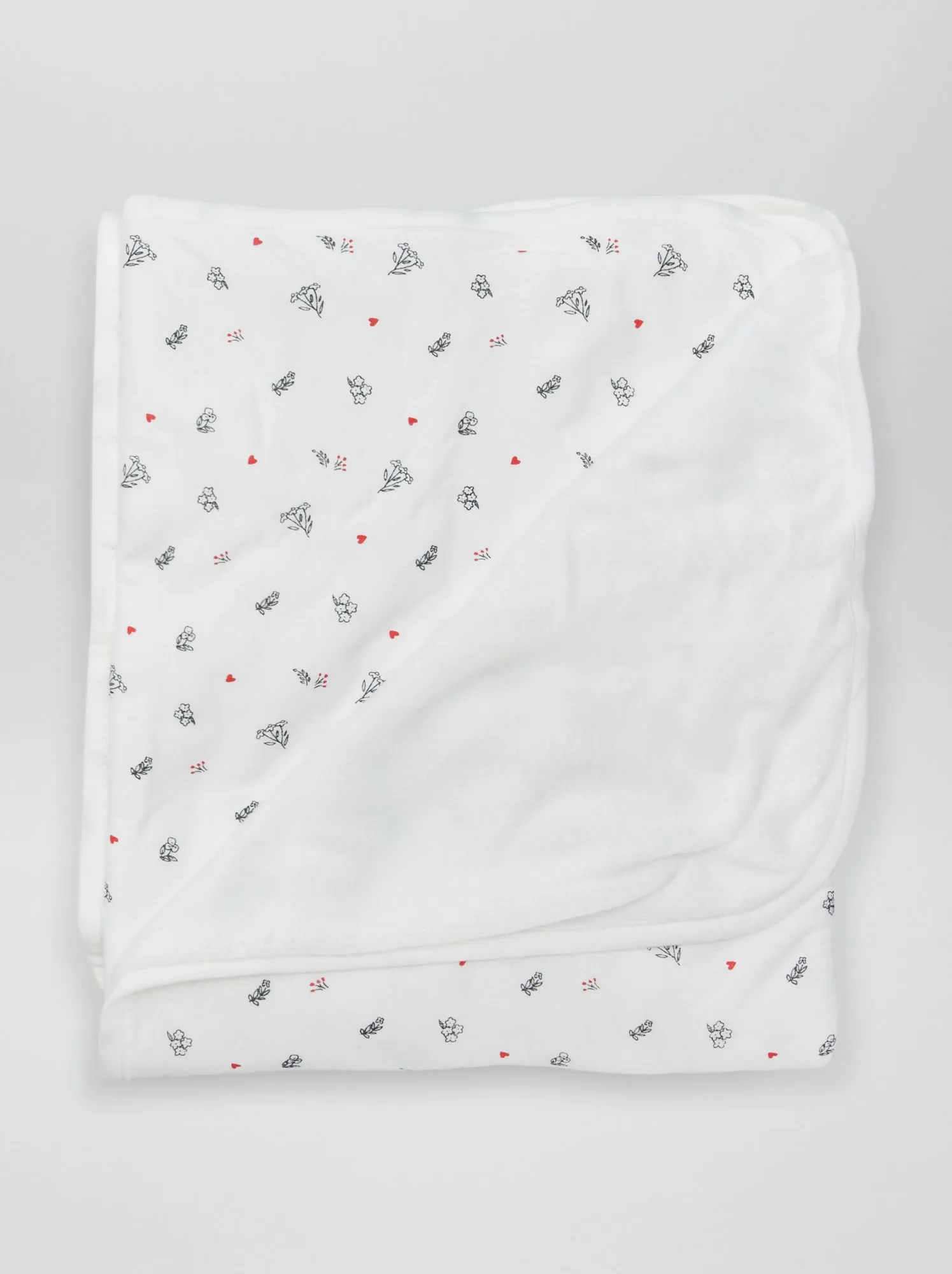 Coperta in pile - BIANCO