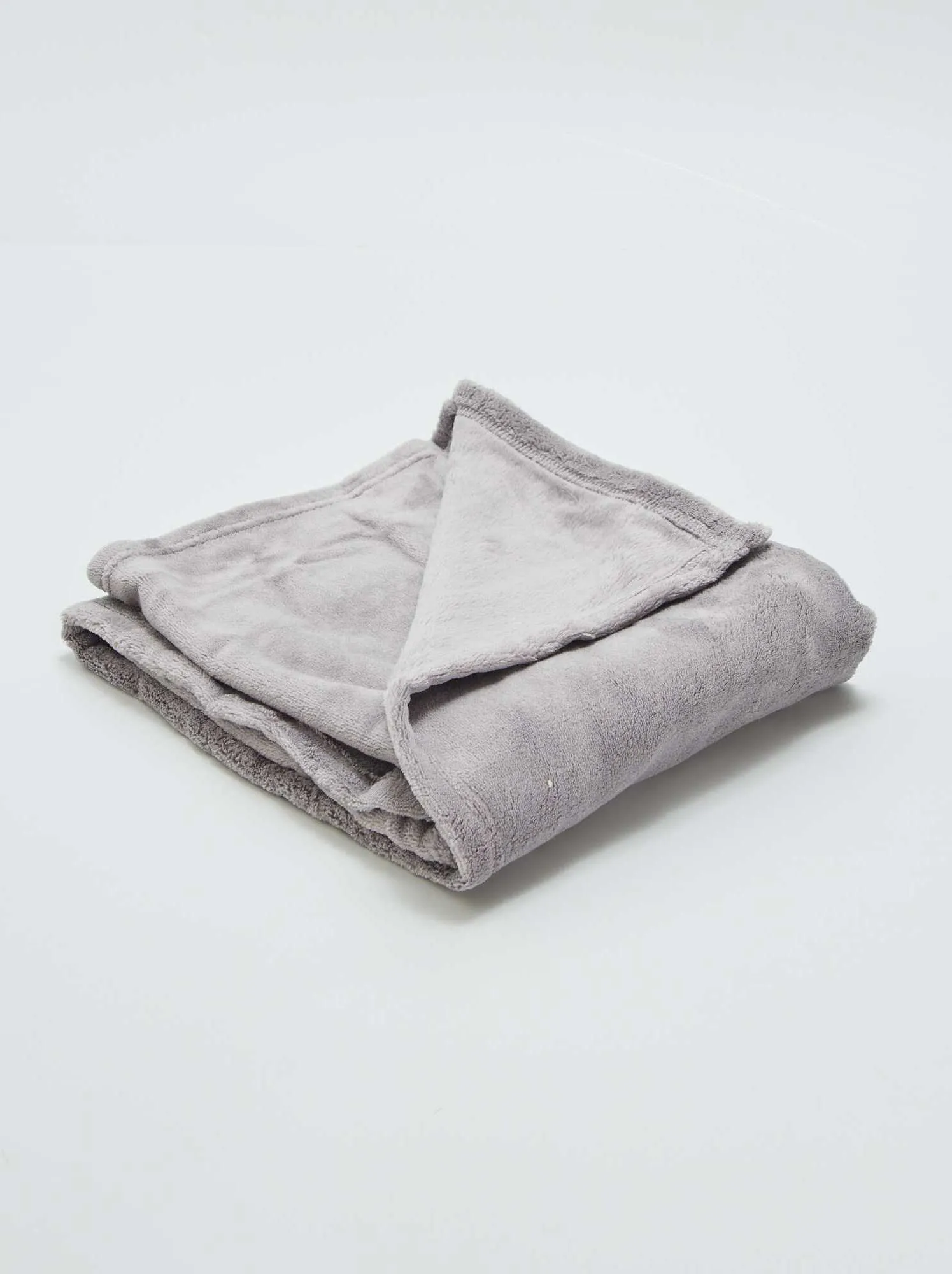 Coperta tinta unita pile - GRIGIO