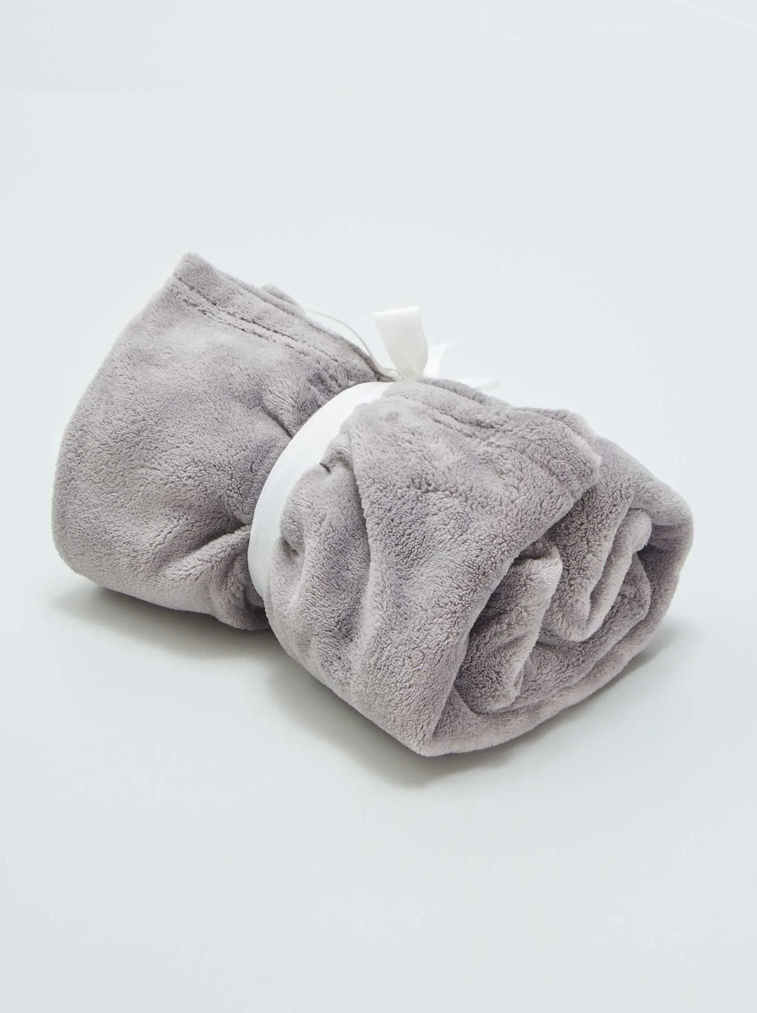 Coperta tinta unita pile - GRIGIO